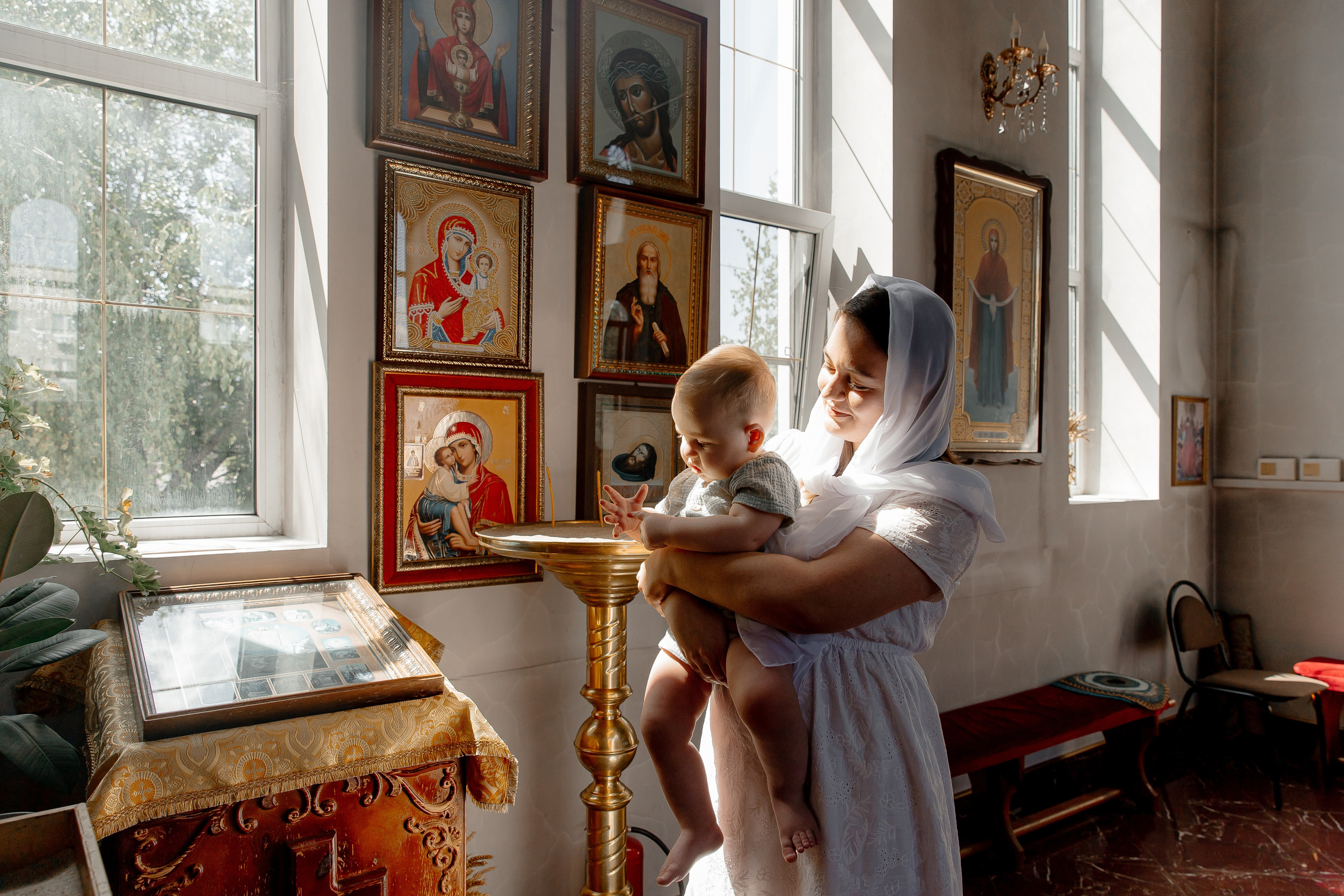 Крещение. Город Кропоткин. Церковь Петра и Павла. Свадебный фотограф Кропоткин Краснодар