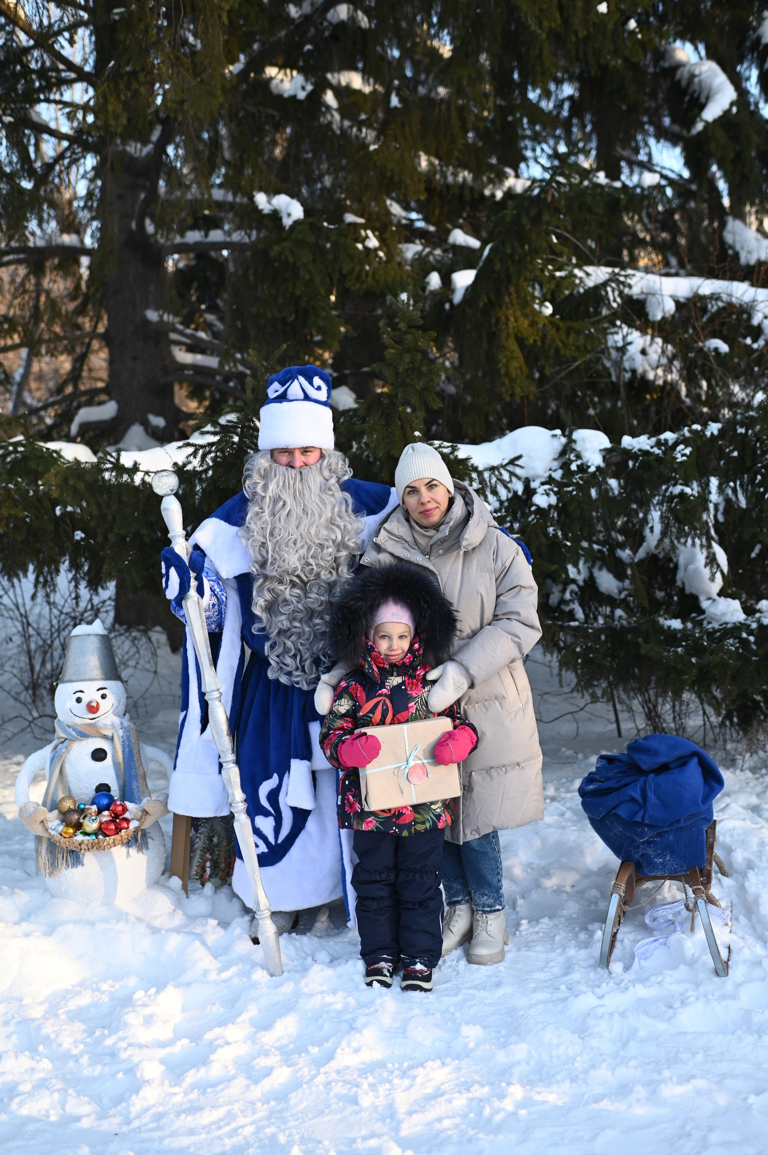 ПОЗДРАВЛЕНИЕ ОТ ДЕДА МОРОЗА. Семейный фотограф Екатеринбург Лора Мур