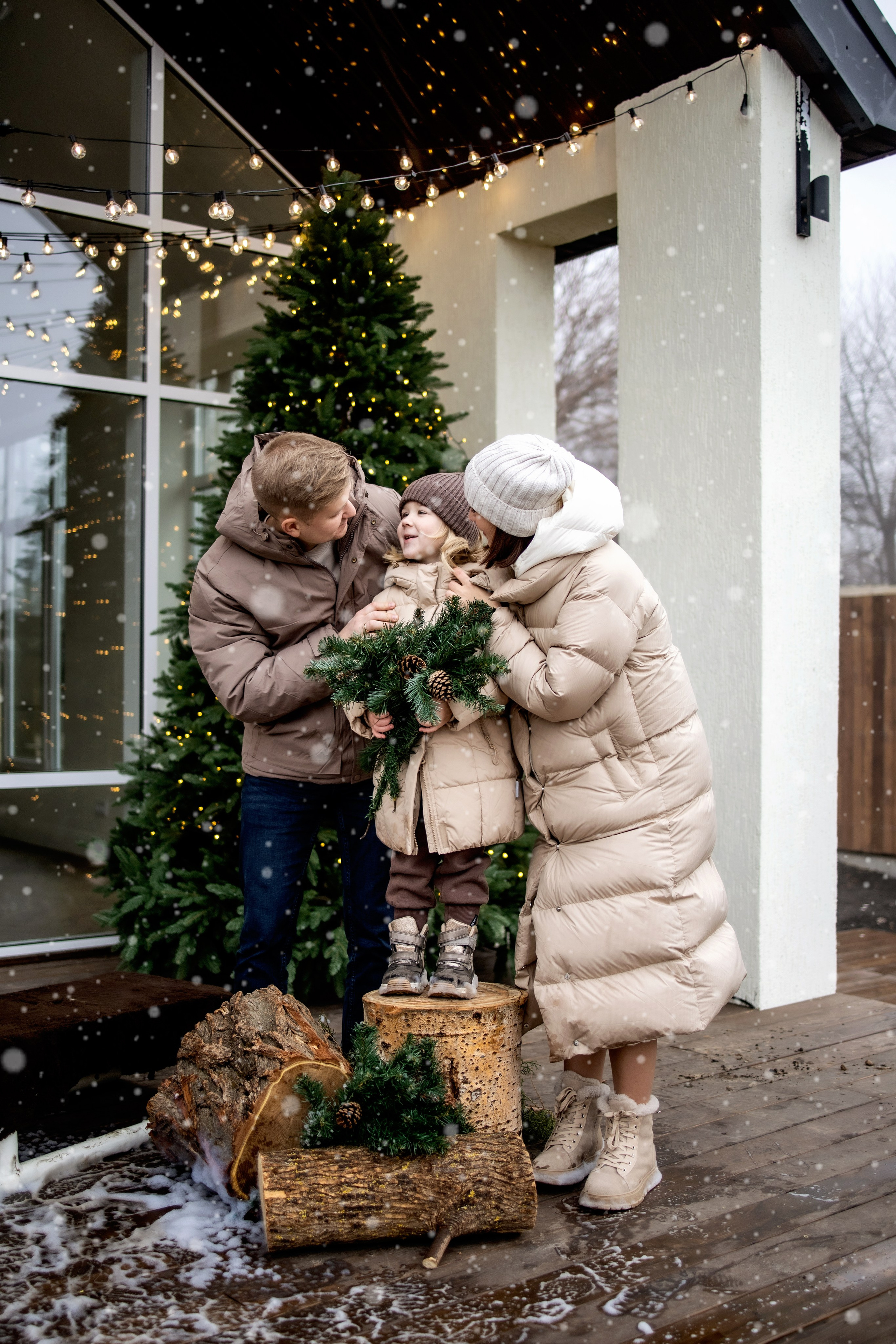 Зимняя история Тани, Артема и Лерочки. Фотограф Надежда Лукьянова