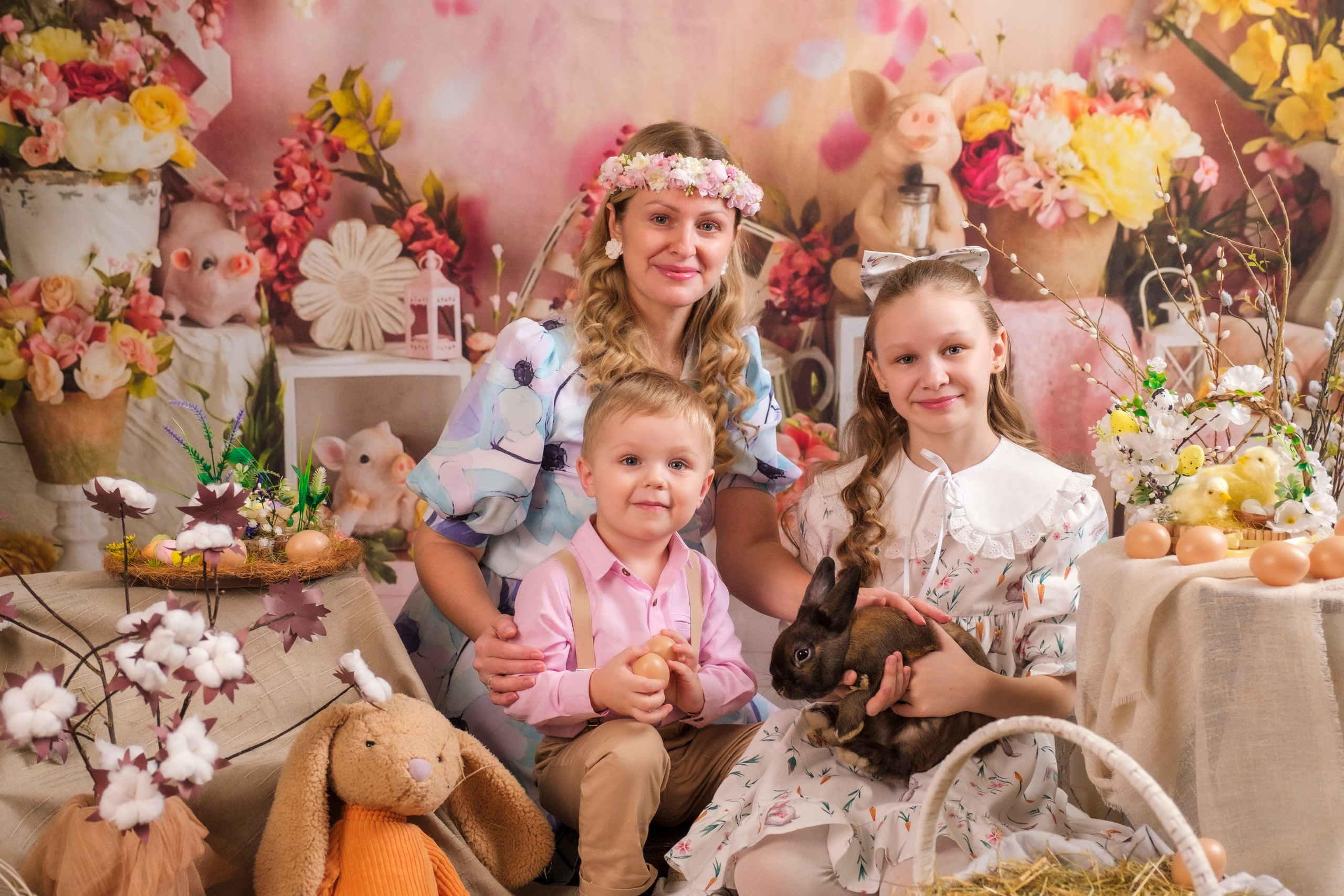 Семейная фотосессия Пасха