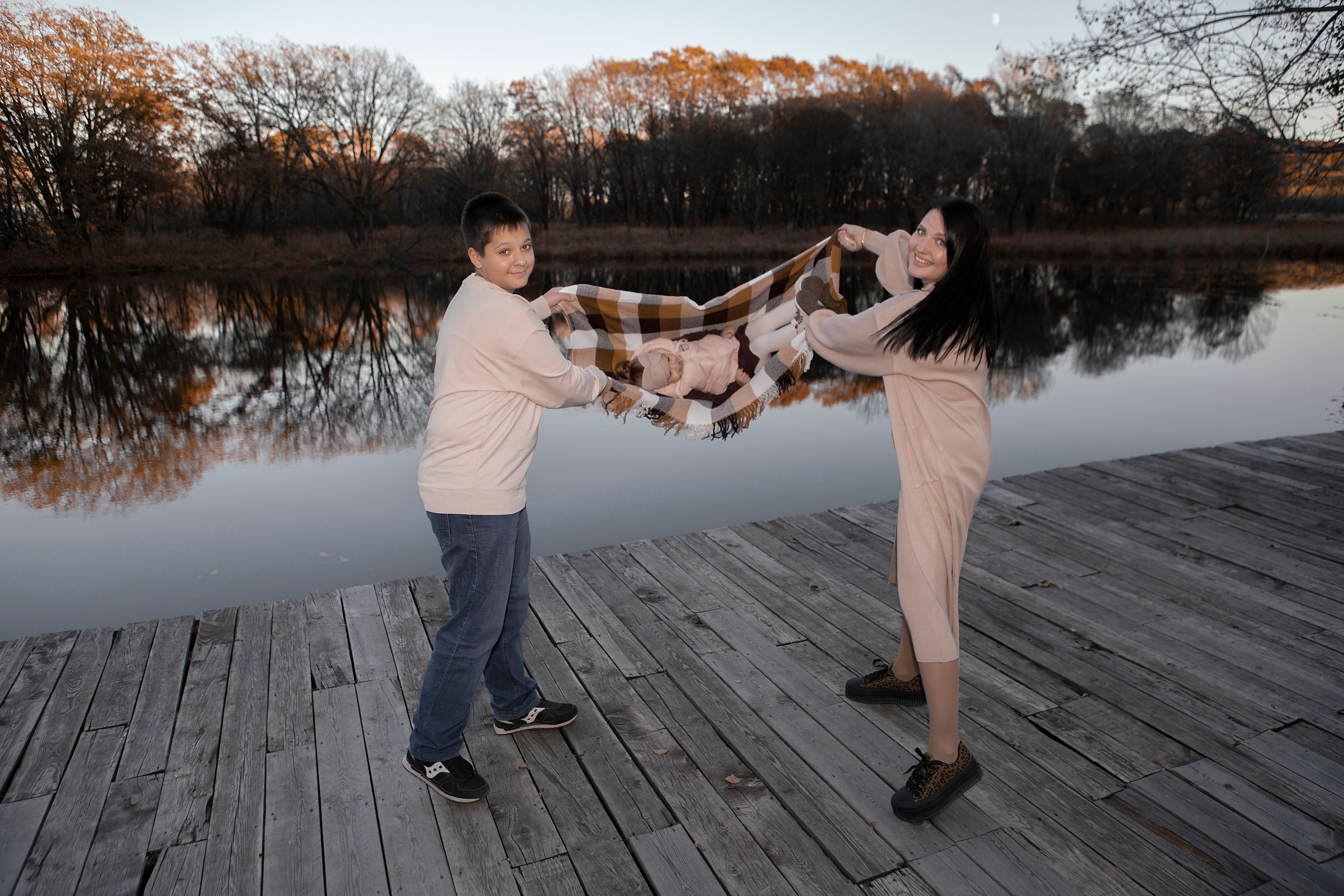 Аня с детьми. Фотограф Лесозаводск/Хабаровск