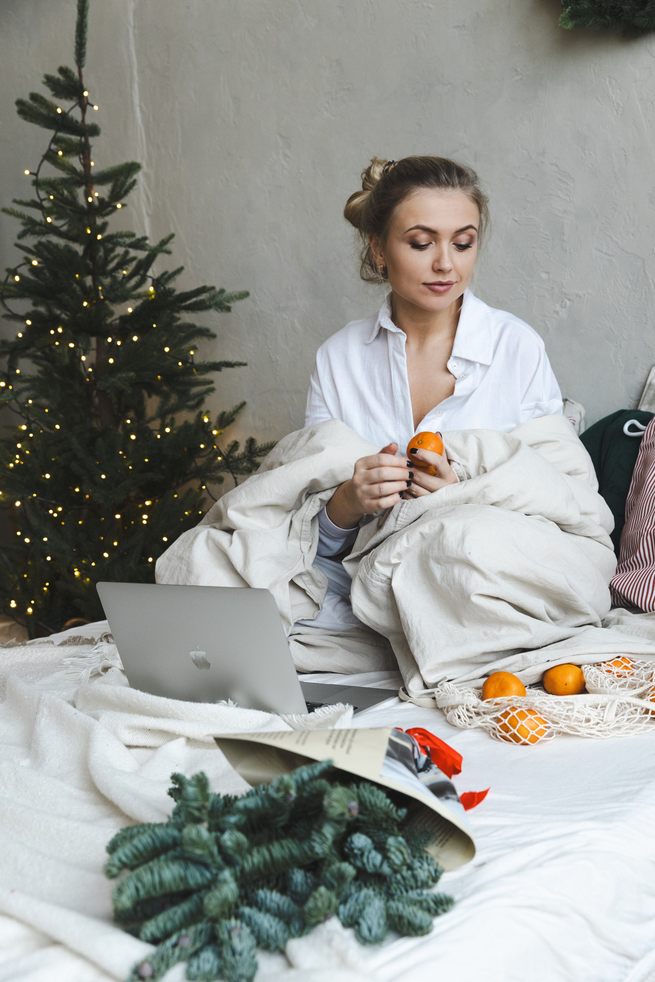 Домашний Новый Год. Женский и семейный фотограф в Туле Катя Вуколова