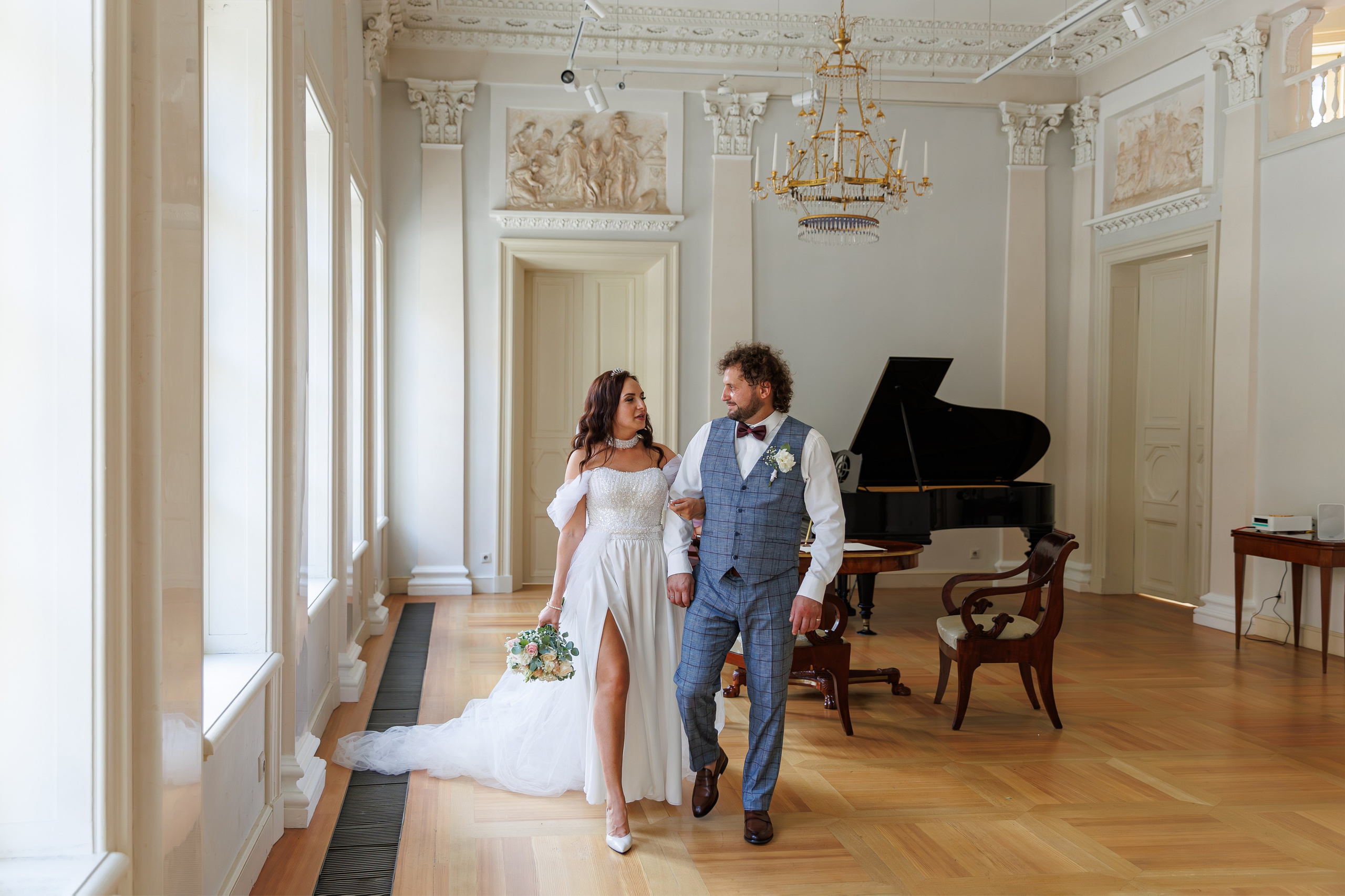 Регистрация брака в усадьбе Муравьевых-Апостолов. Свадебный фотограф Москва и МО Сергей Киржаев