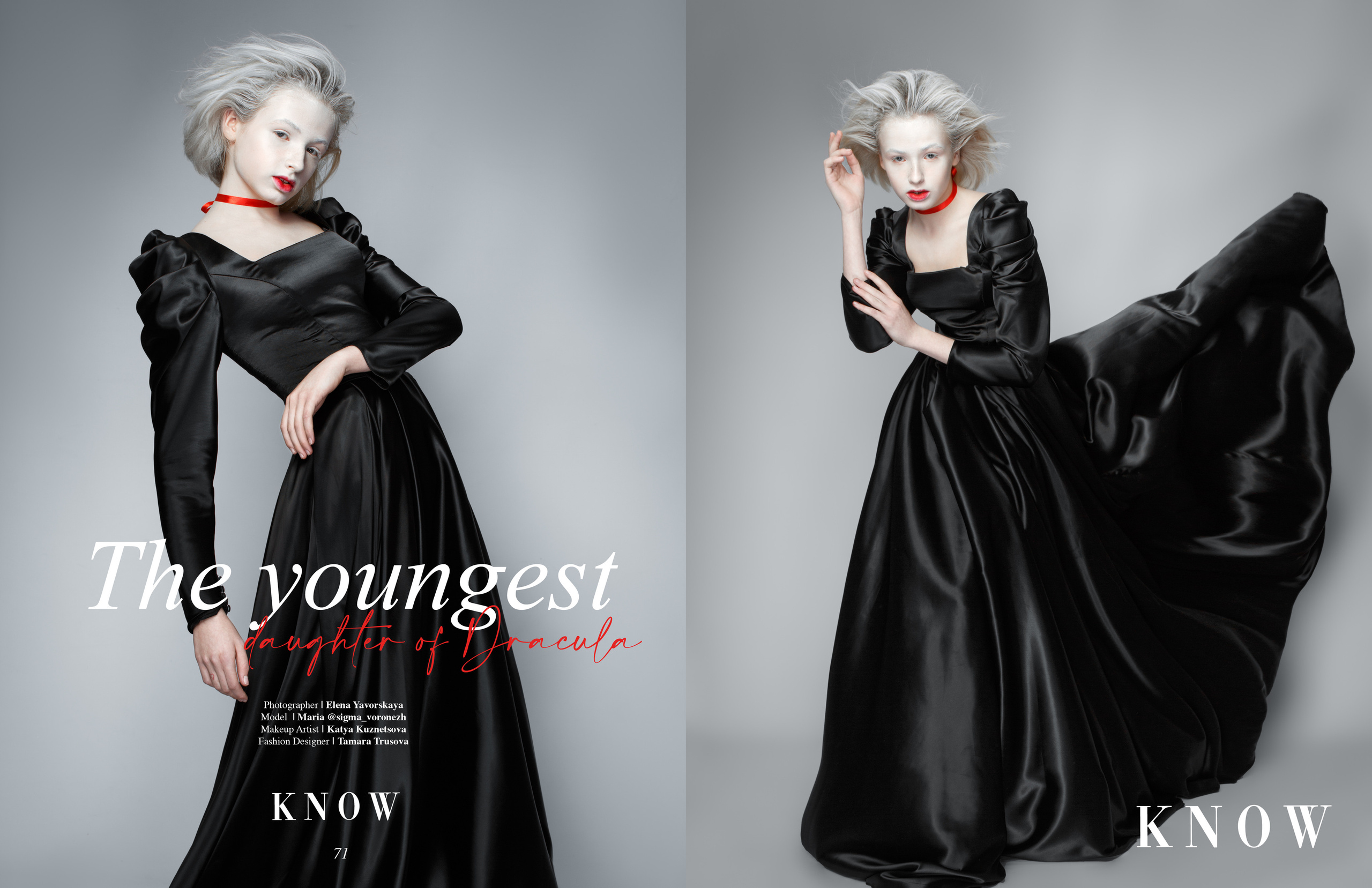 «The youngest daughter of Dracula» Know magazine. Elena Yavorskaya Photography