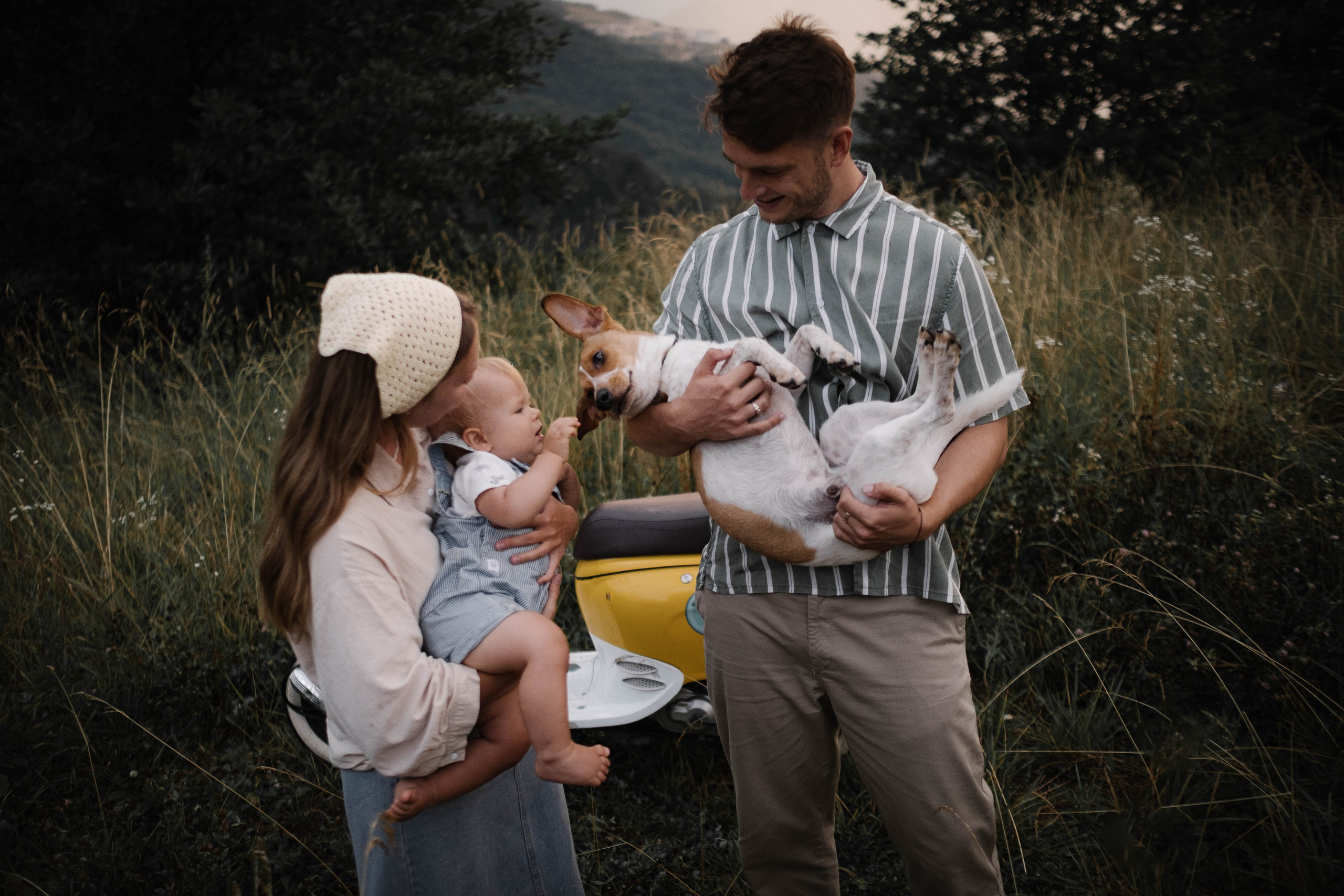 Семейная съемка в горах. Семейный фотограф в Санкт-Петербурге Дарья Косянчук