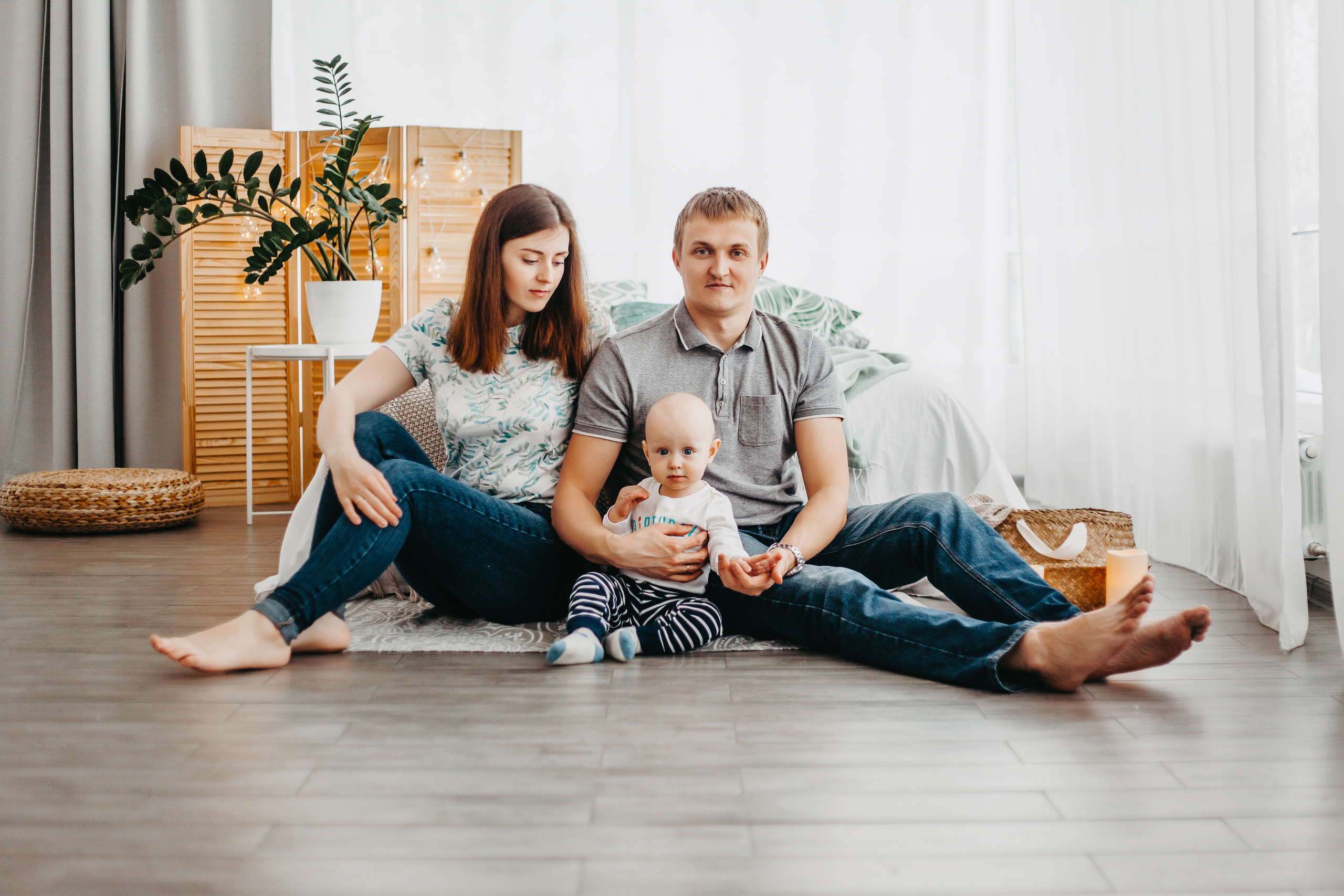 Семейная съёмка в студии. Фотограф Шелудкова Яна, город Тюмень