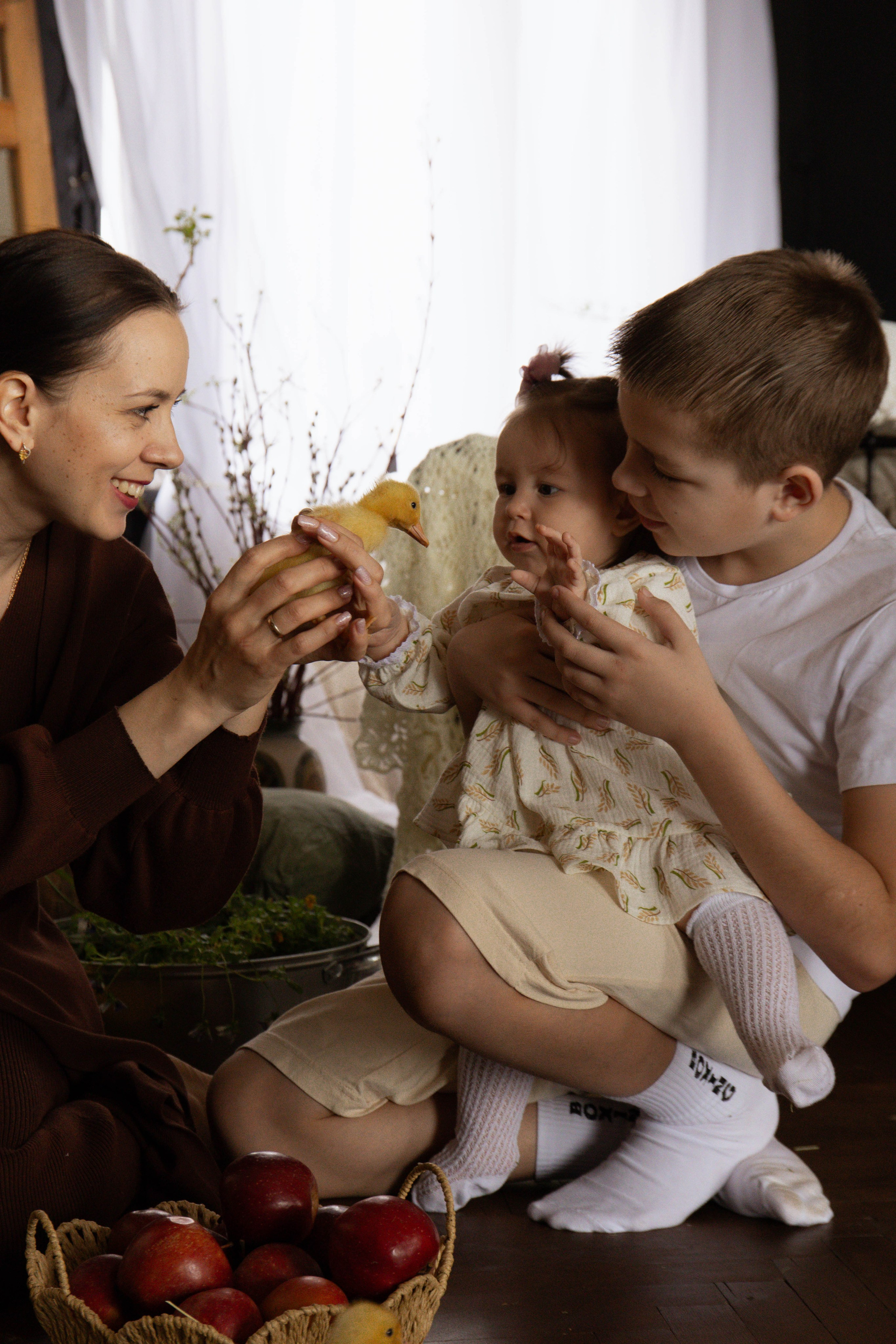 Марина с детками