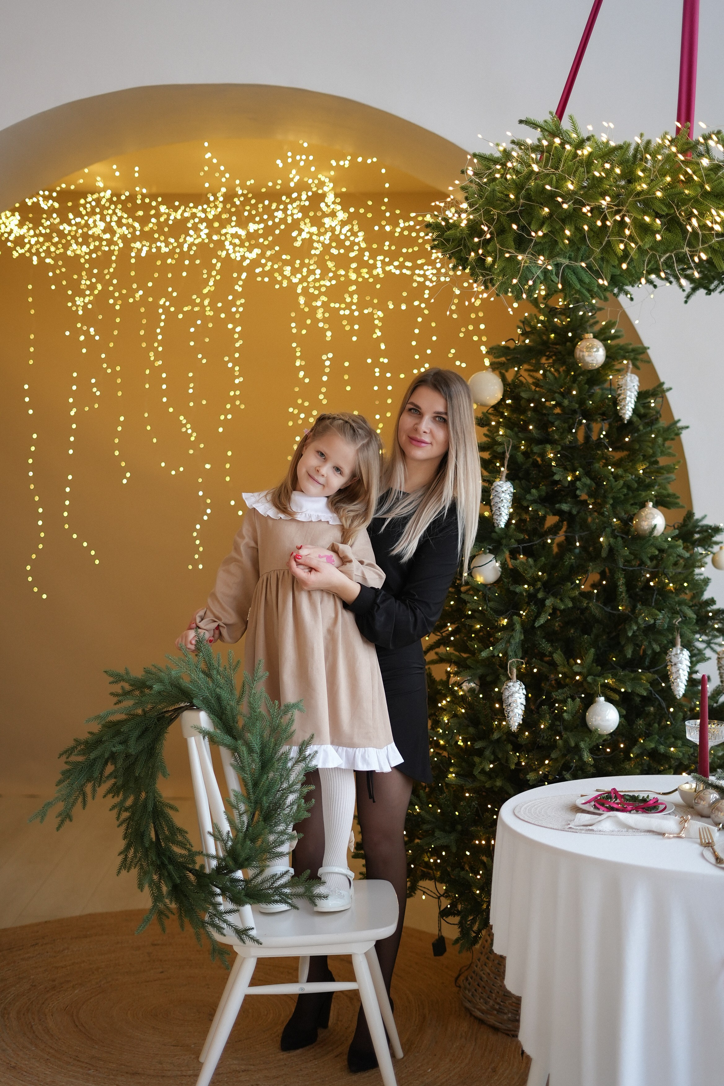 Семья Шуриловых новый год. Фотограф Волгоград Анастасия Ли