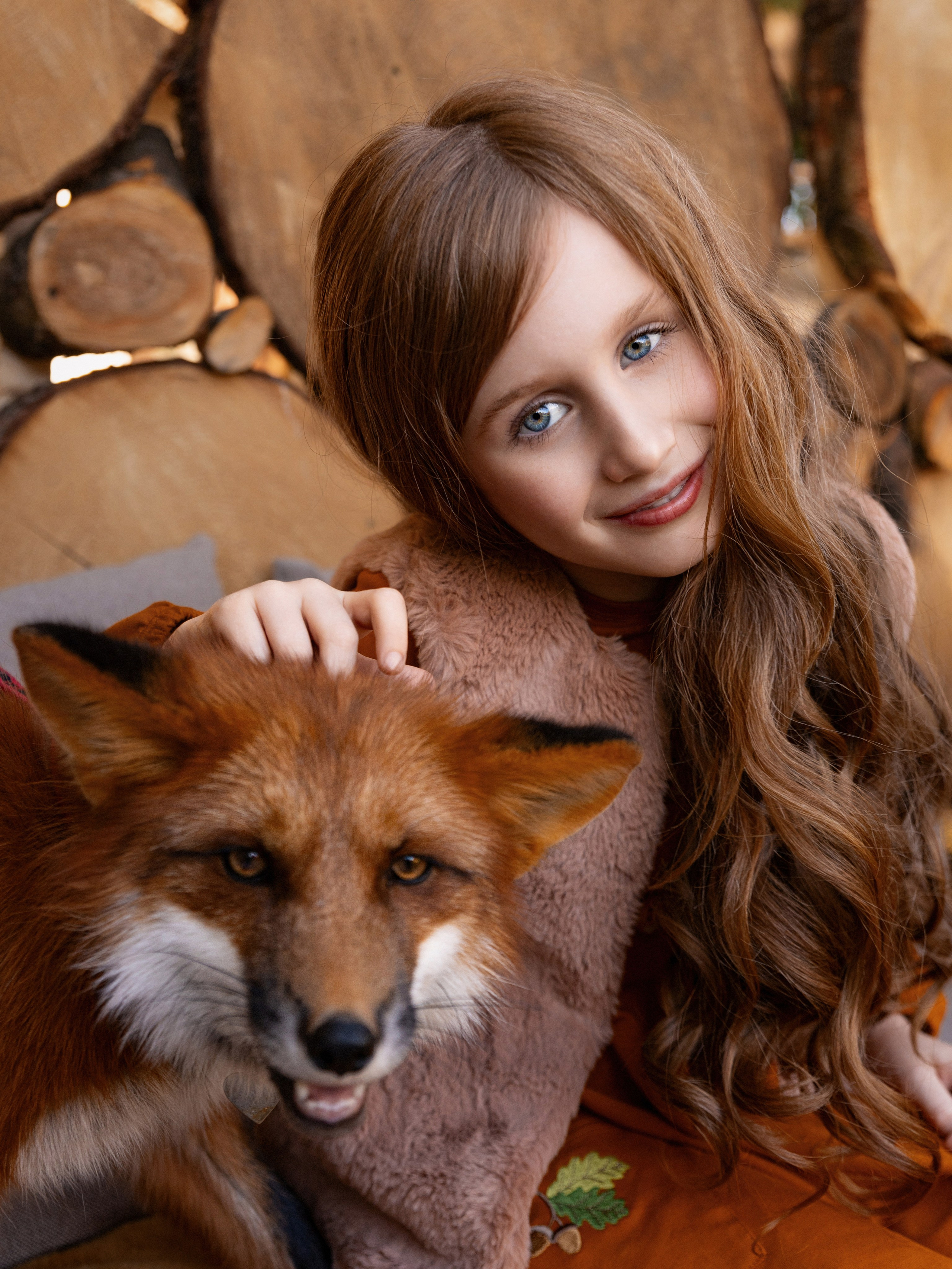 Детская фотосессия с животным. Трубинова Екатерина | Семейный фотограф | Москва