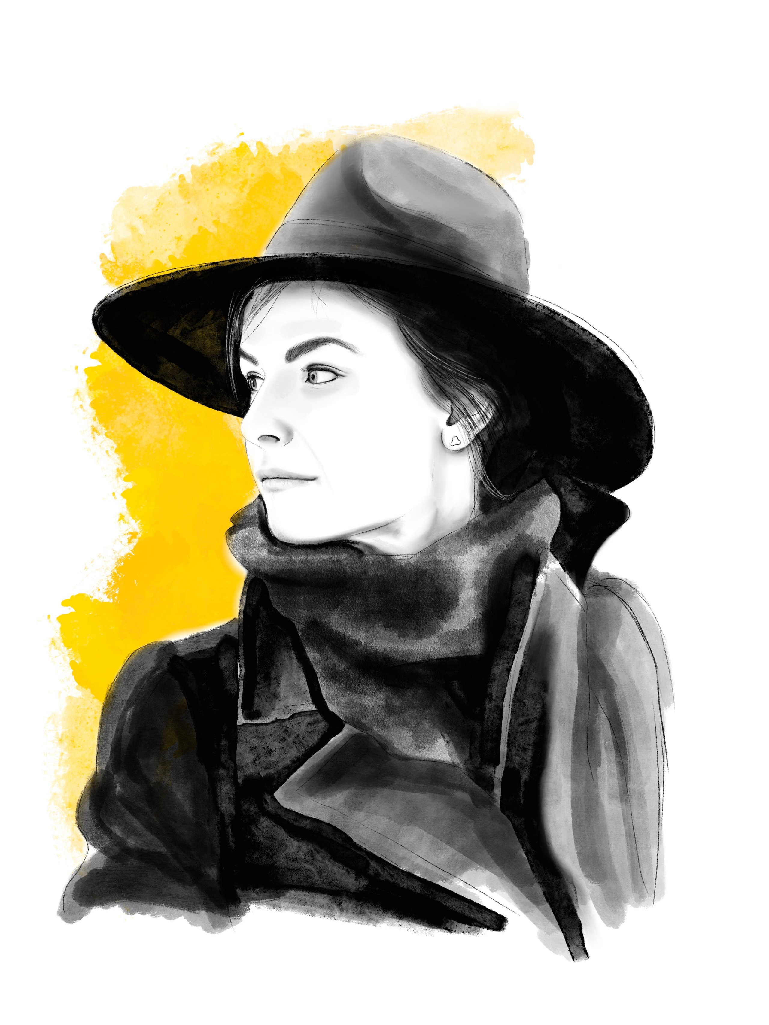 Digital. Portrait Artist and Illustrator Alevtina Golovin