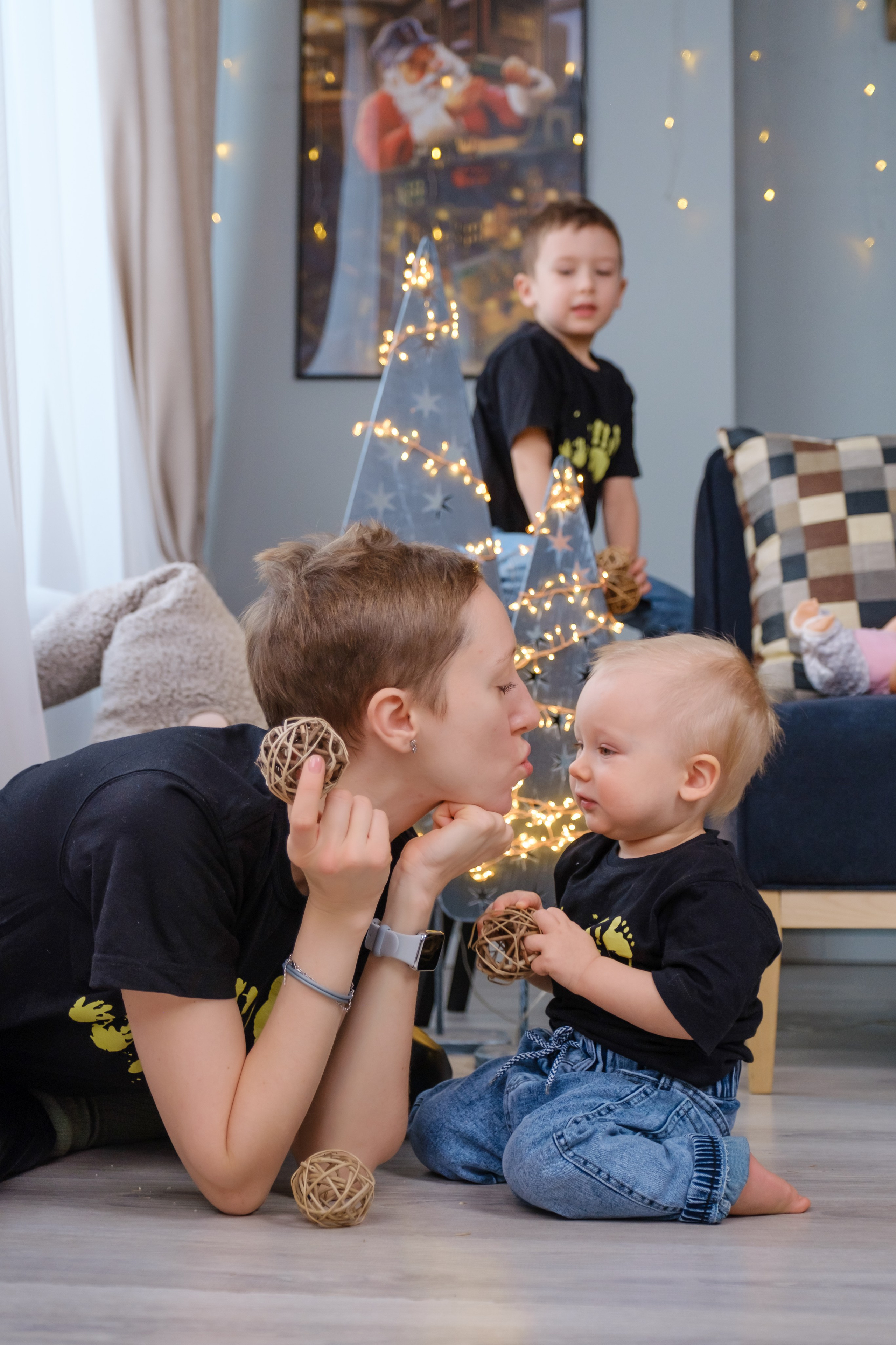 Новогодняя фотосессия. Семейный и детский фотограф в Москве Светлана Потемкина