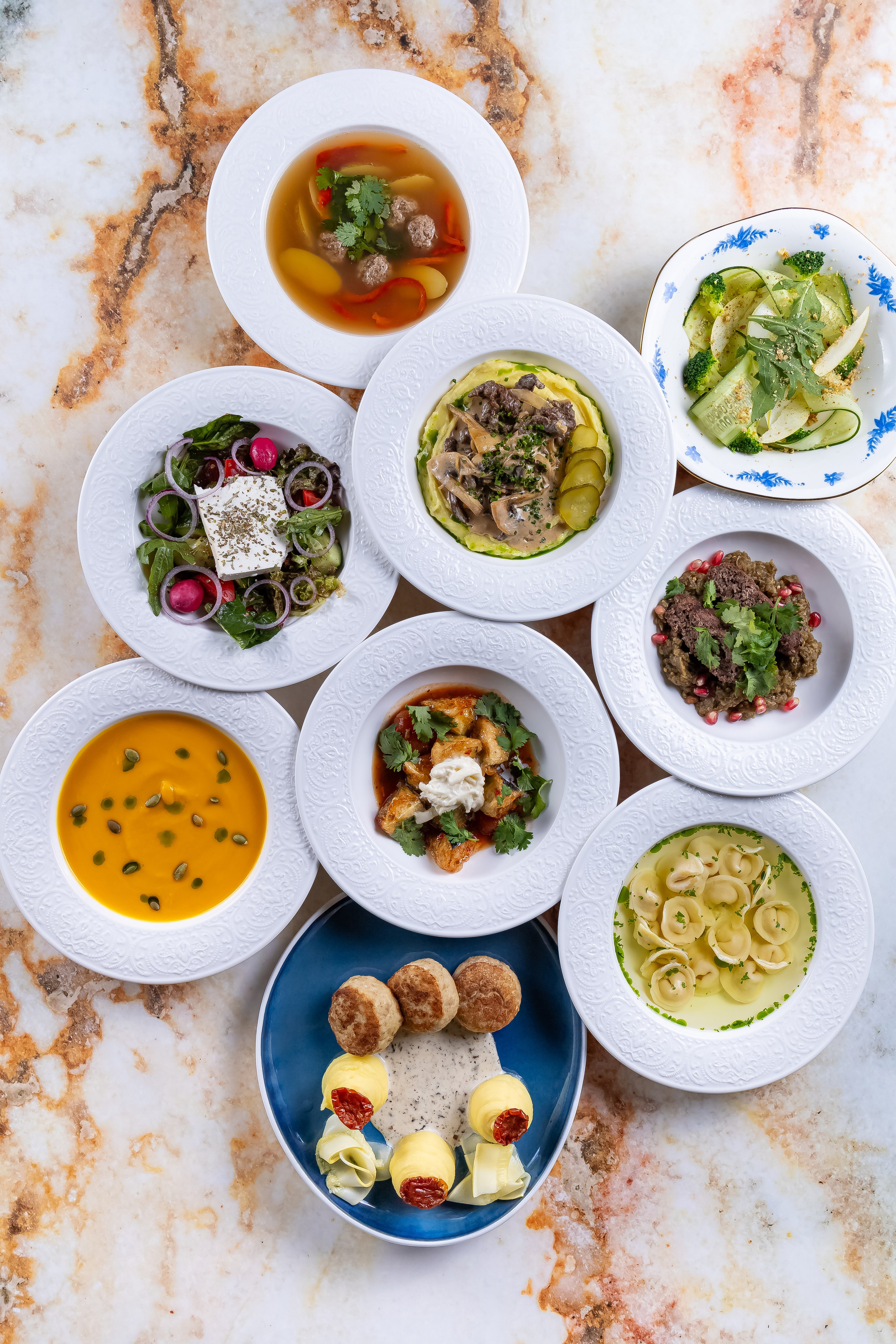 Съемка для онлайн меню и соцсетей Dio Grand Cafe. Рекламный фуд фотограф и видеограф в Астане Алина Лысенко