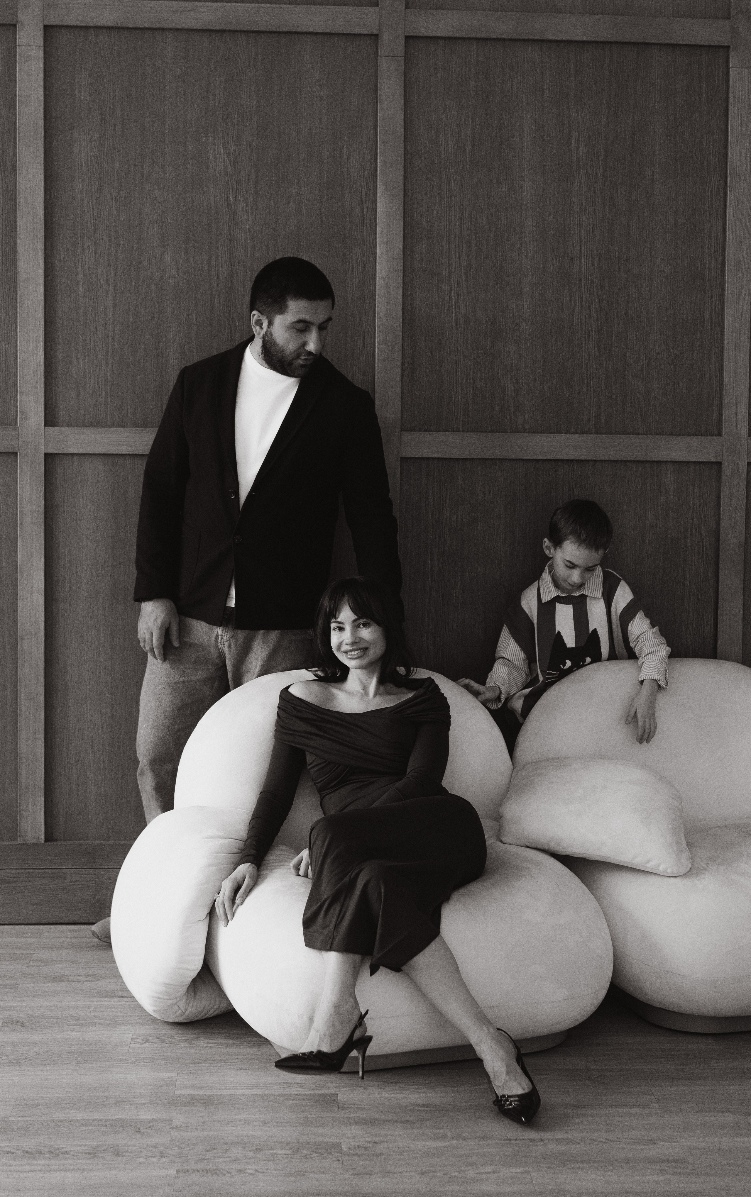 Студийная семейная фотосессия. Семейный, ньюборн фотограф, фотограф на роды в Москве, Виктория Тюльдюкова