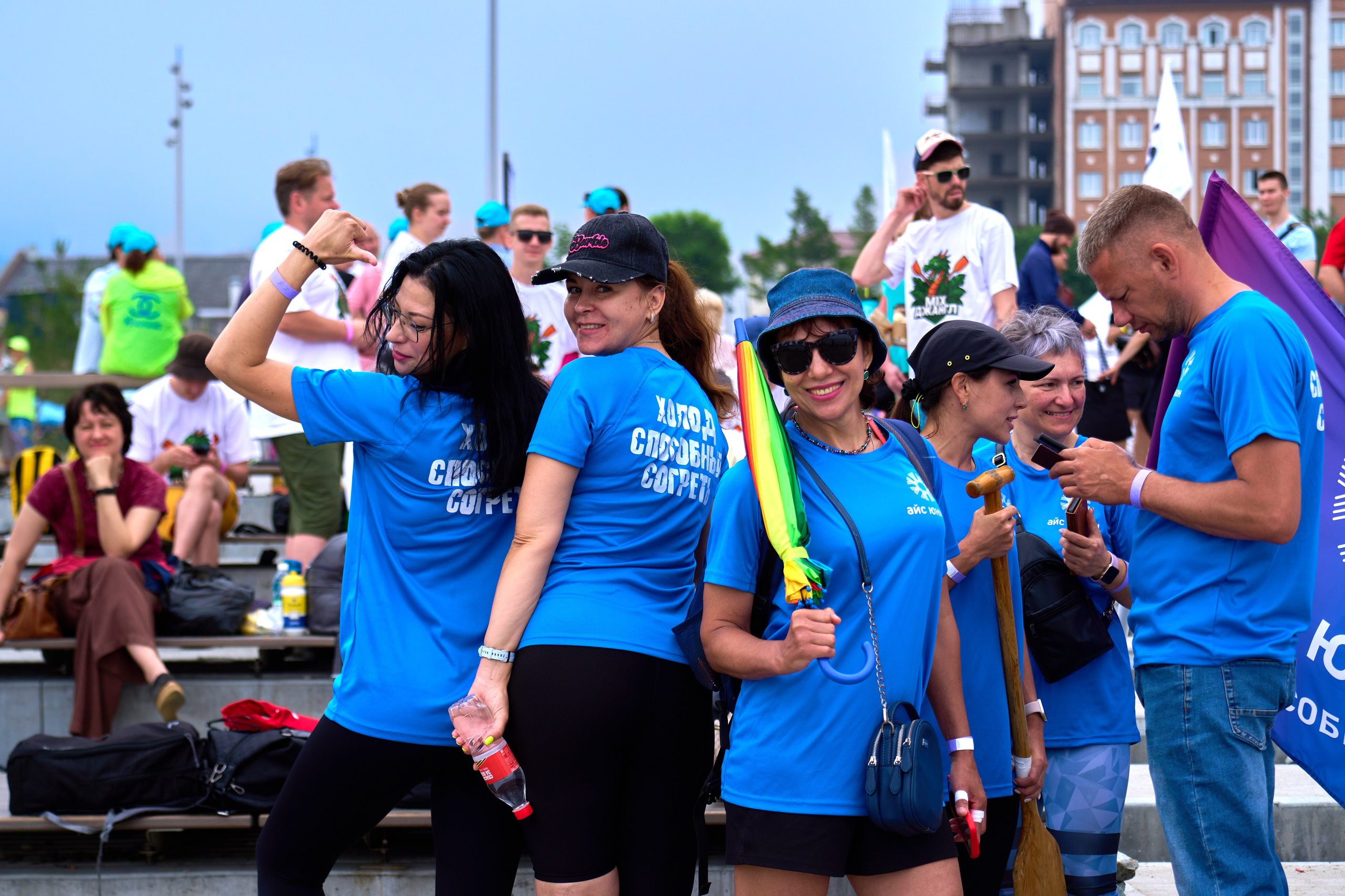 Соревнования на лодках дракон Айс Юнион. Фотограф во Владивостоке