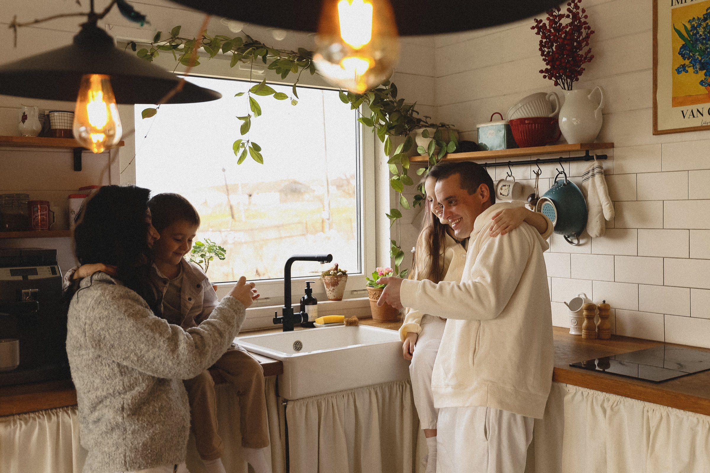 Семейная домашняя фотосессия. Семейный, love story, свадебный фотограф Анапа