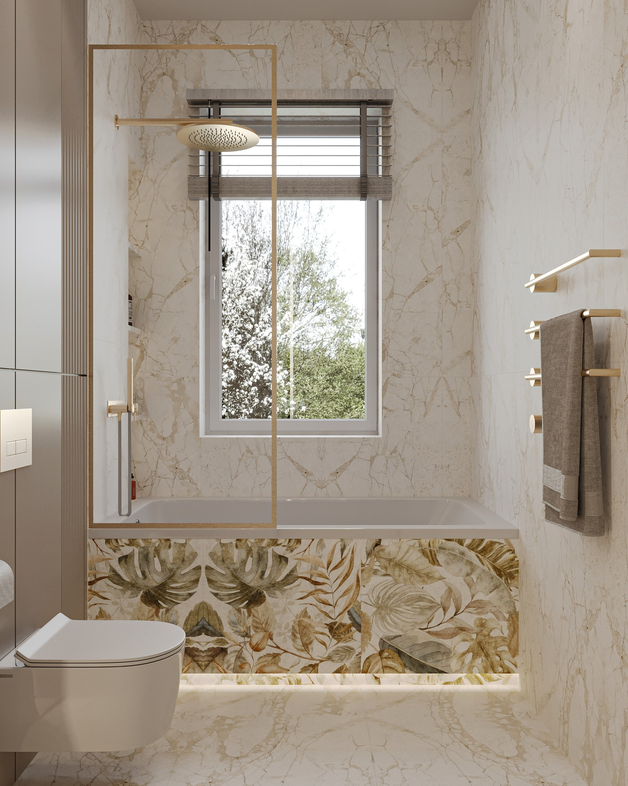 Ванная комната. Королёва Анастасия | 3D визуализатор