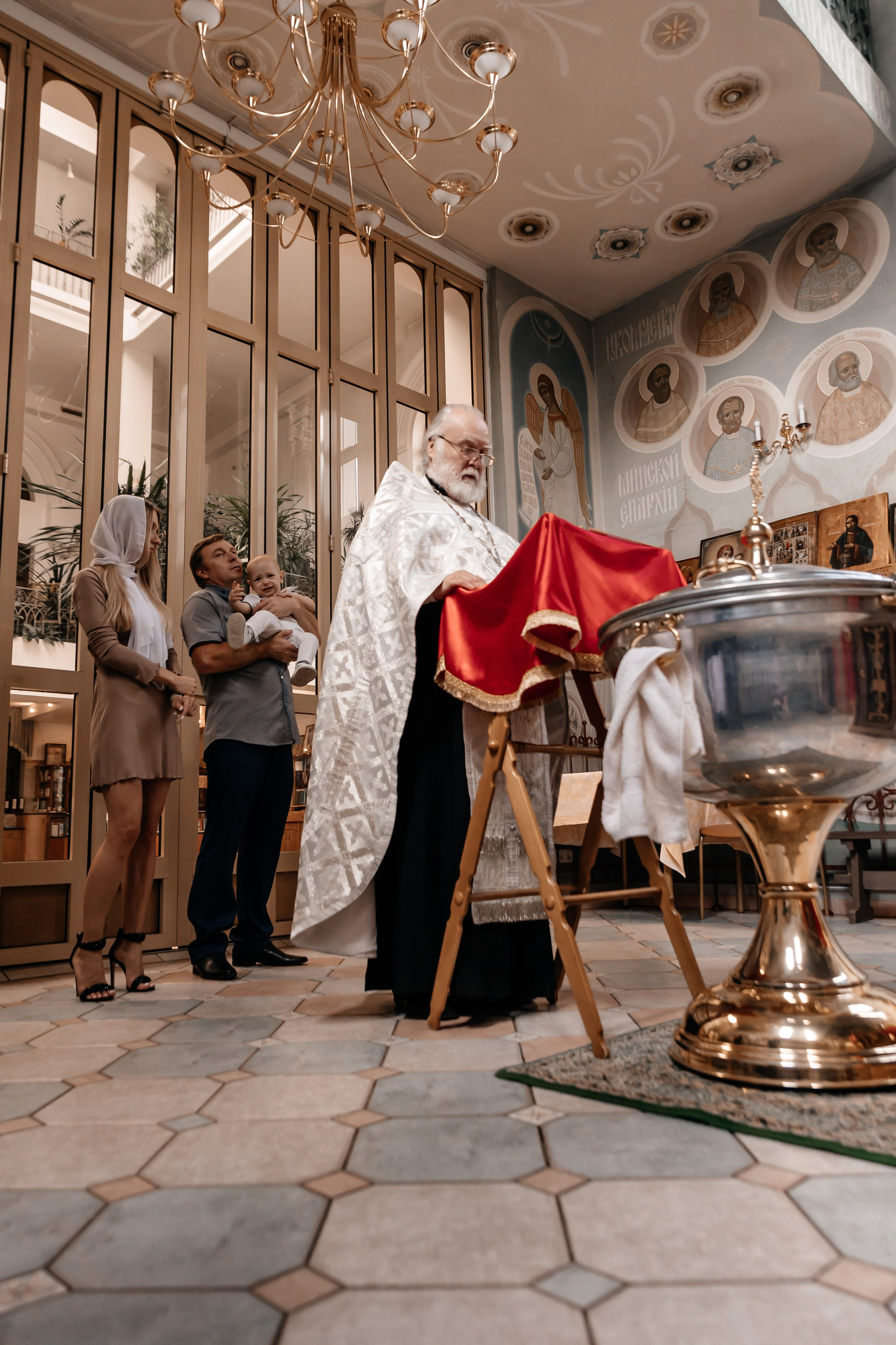 Крещение Леши. Семейный фотограф Минск Усова Ольга