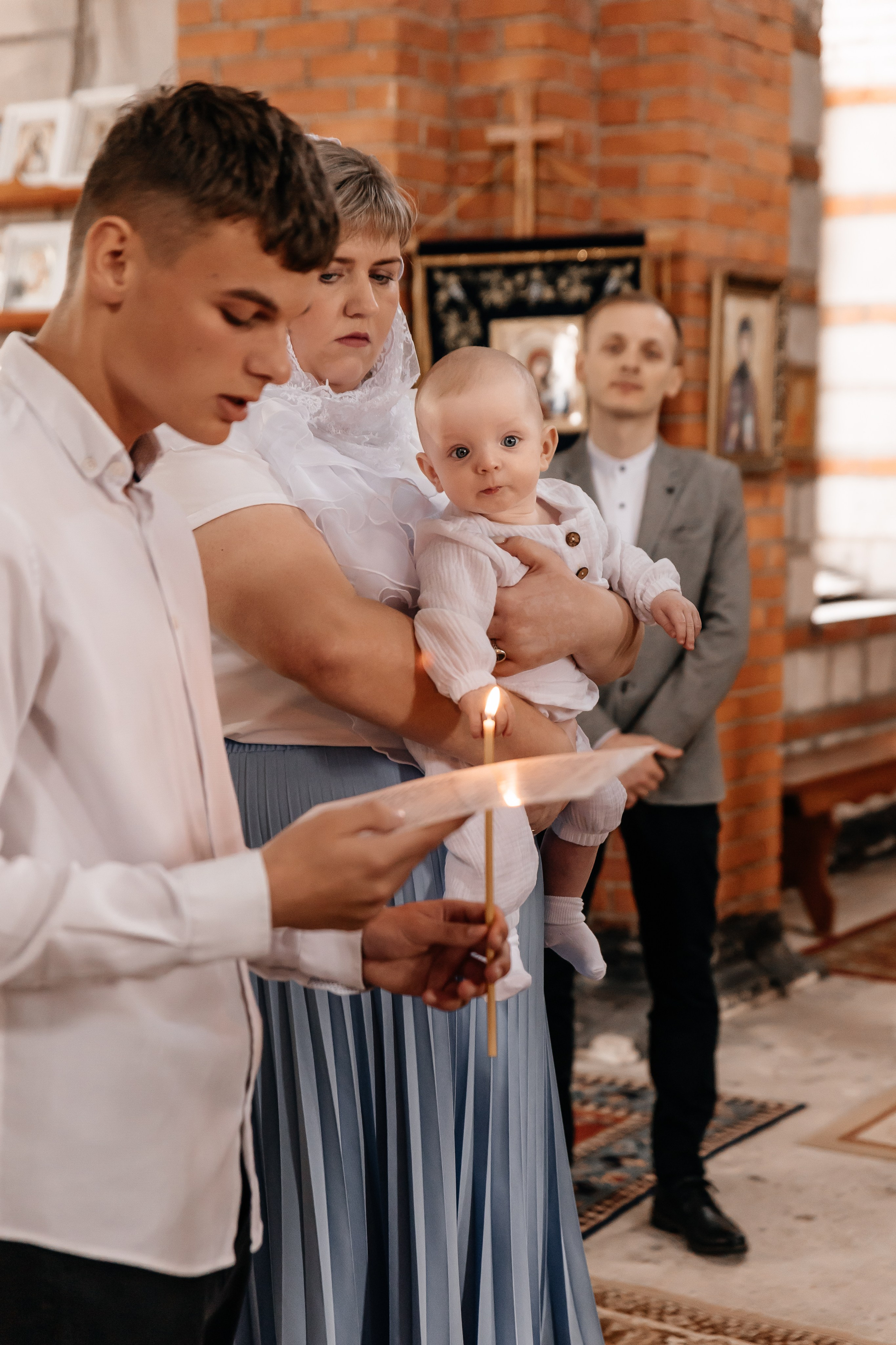 Крещение Максима. Семейный фотограф Минск Усова Ольга