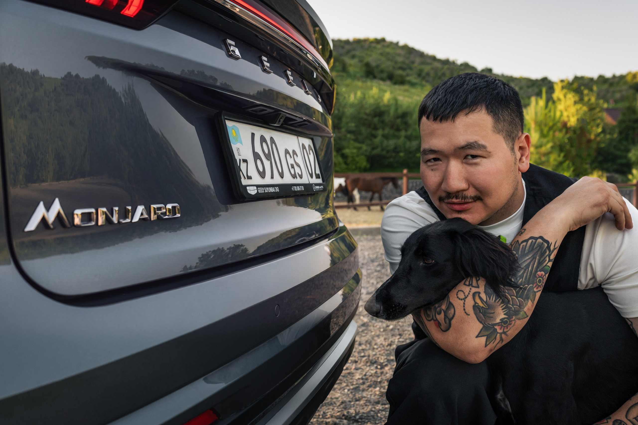 Geely Monjaro x Kana Beisekeyev. Чен Станислав | Автомобильный фотограф | Алматы, Казахстан