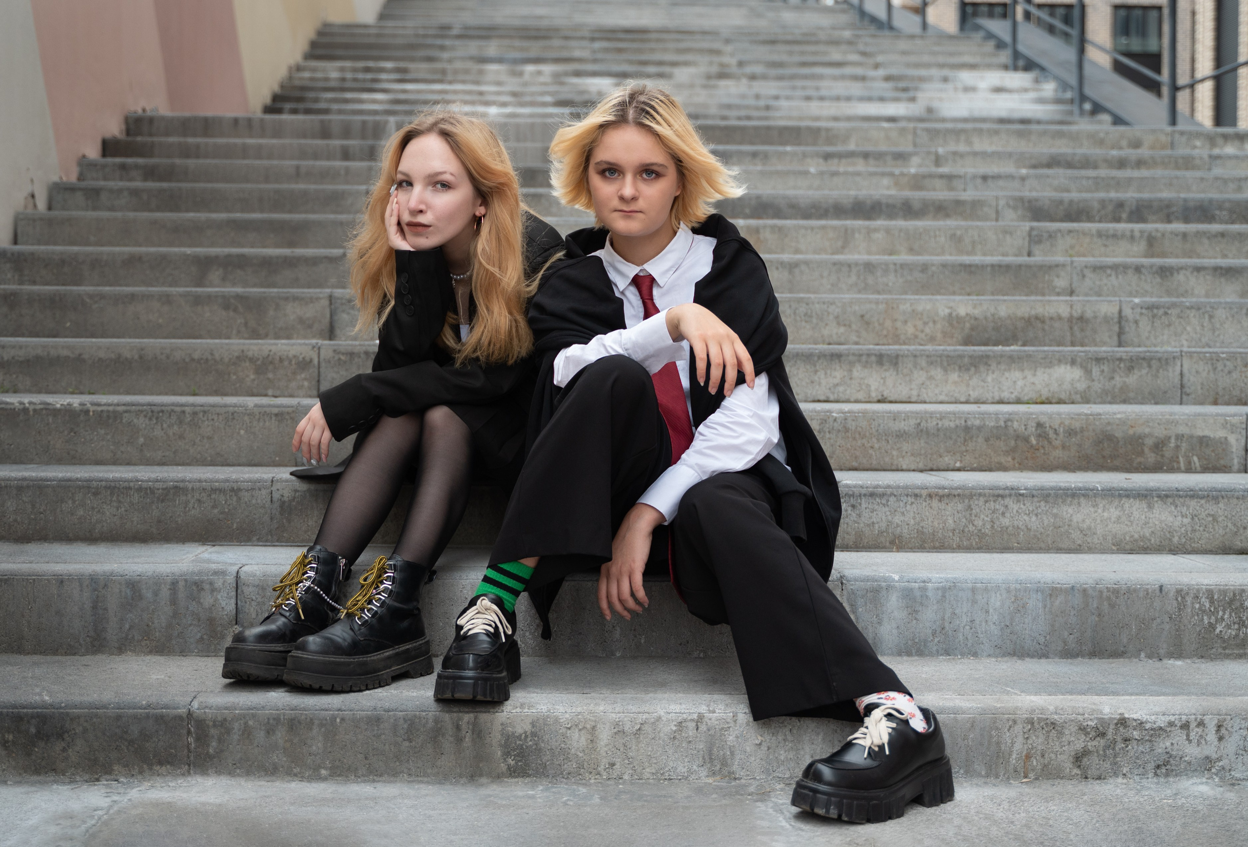 Парная фотосессия для подруг. Портретный фотограф в Москве Казьмина Олеся