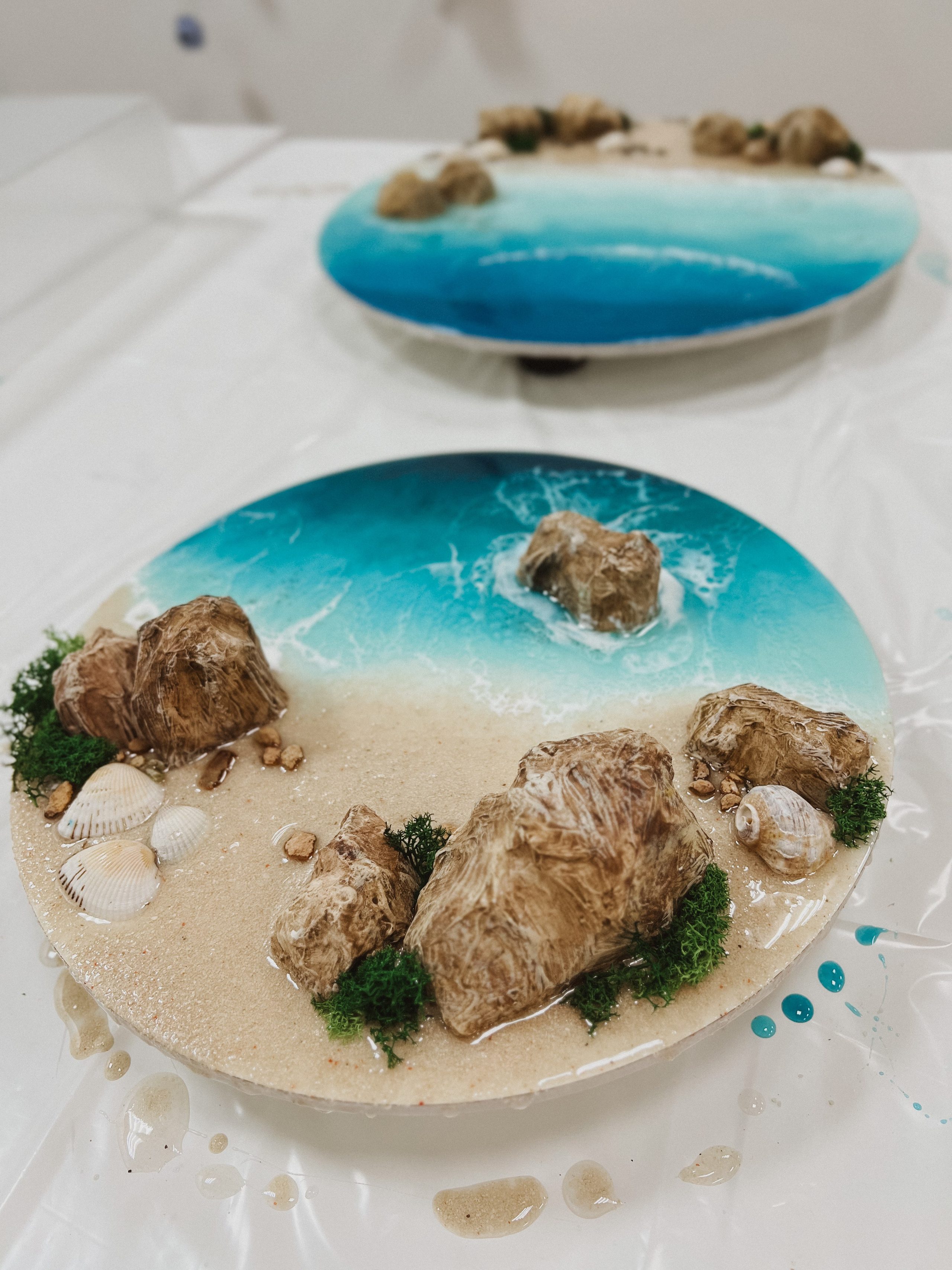 Мастер-классы. Seatales — эпоксидная смола и спиртовые чернила