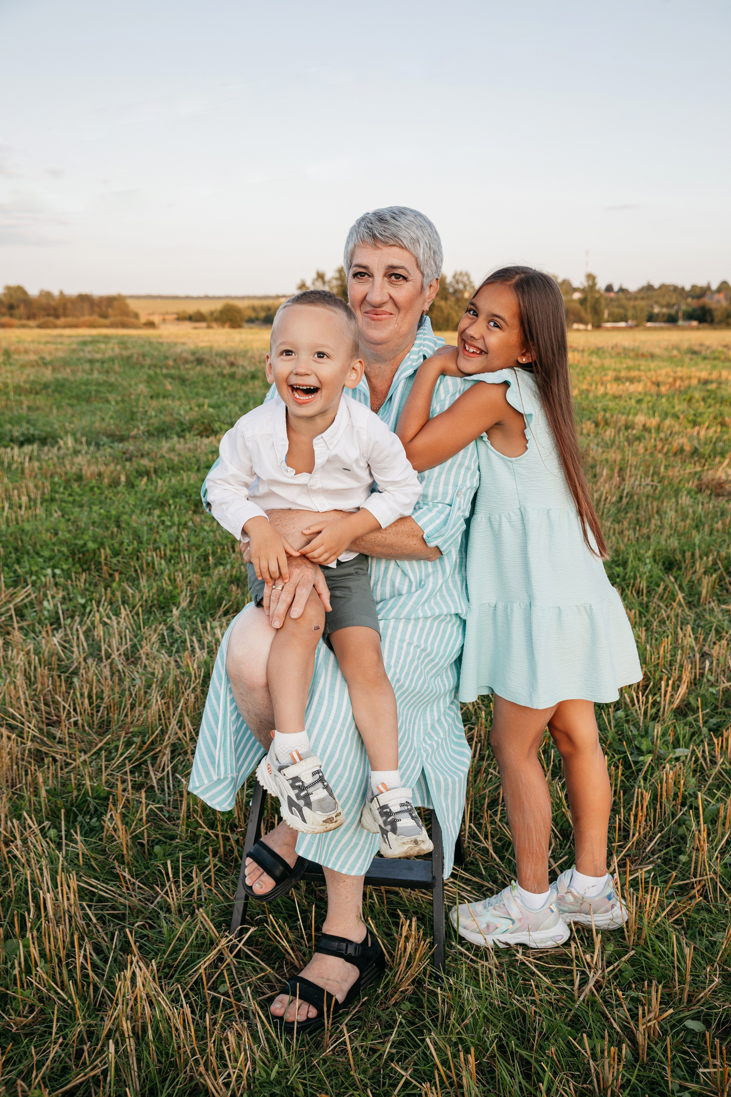 Семейная закатная съемка. Фотограф в Твери Лагодная Яна