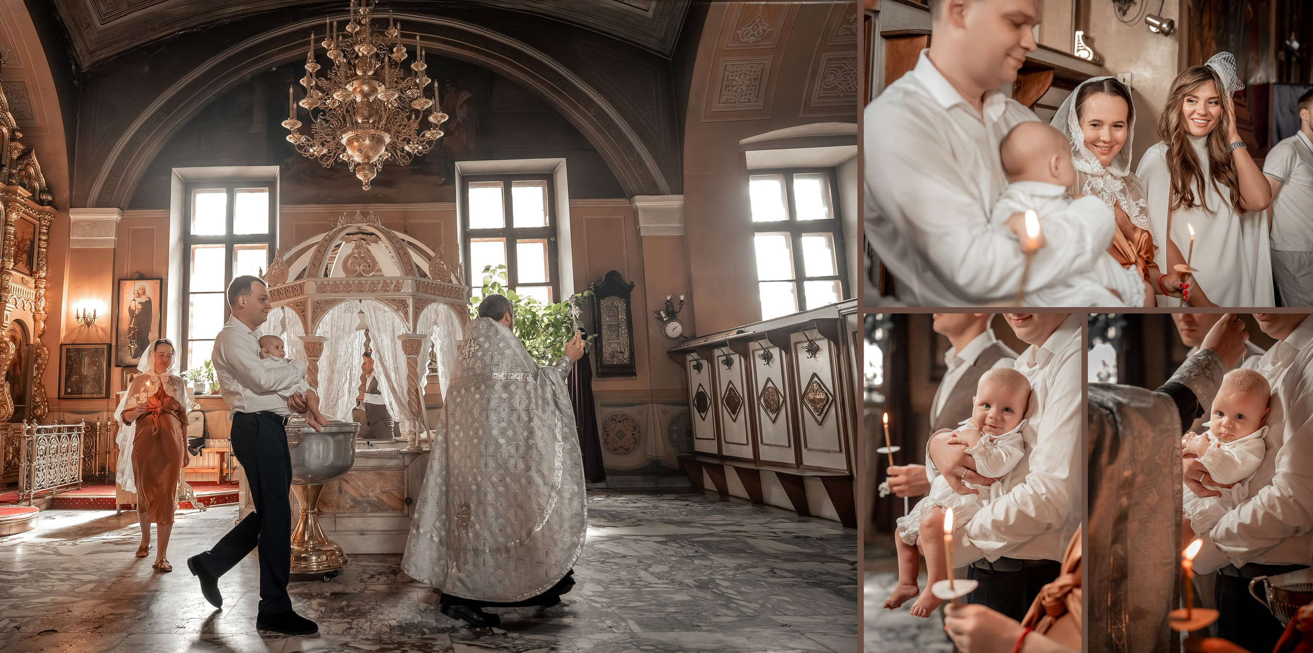 Крещение Сашеньки в Храме Воскресения Словущего в Даниловской Слободе