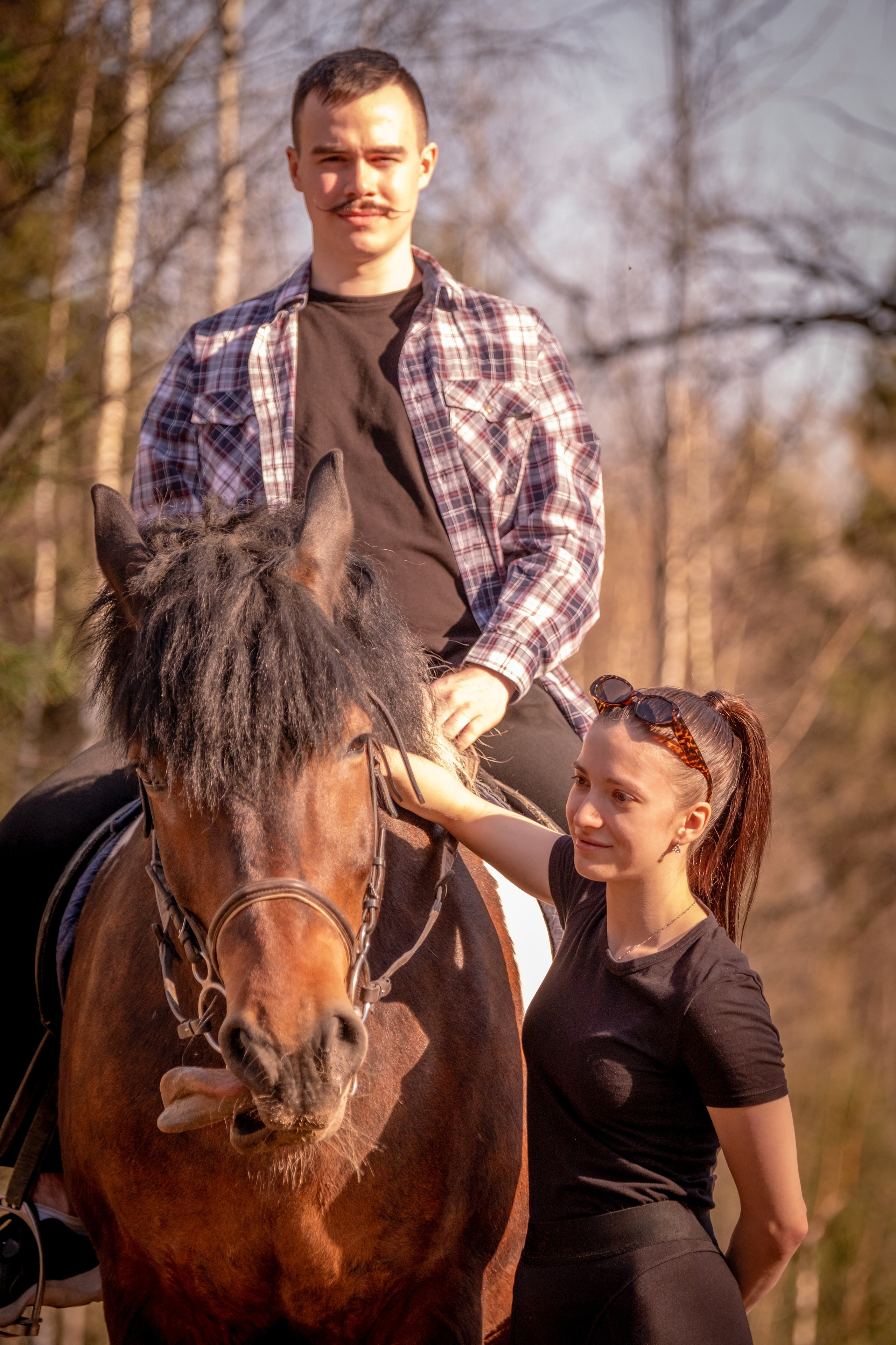 Он и Она. Зоофотограф, фотограф животных в Москве и области Дина Дамоцева