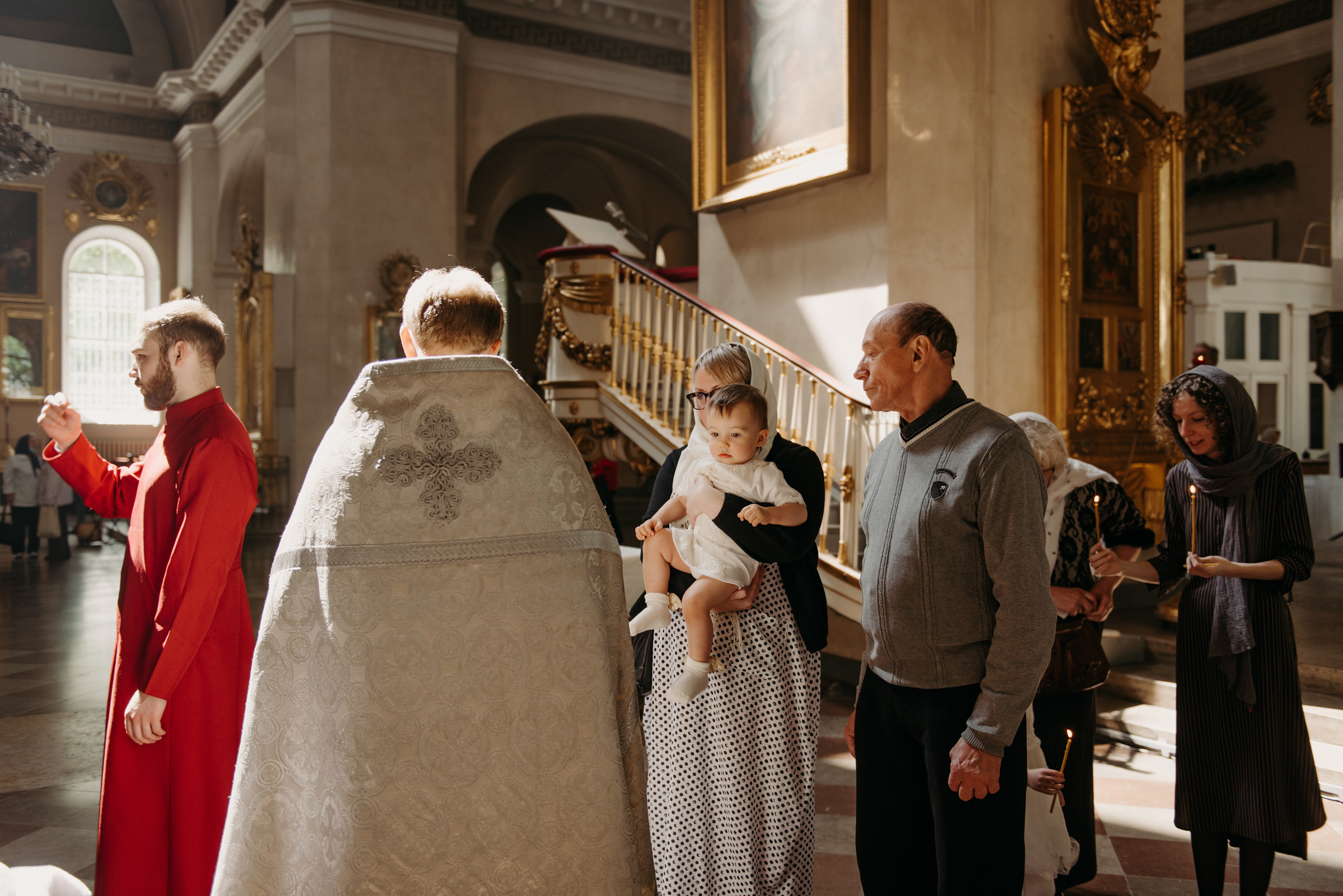 Крещение в Спасо-Преображенском соборе, фотограф на крещение в Санкт-Петербурге