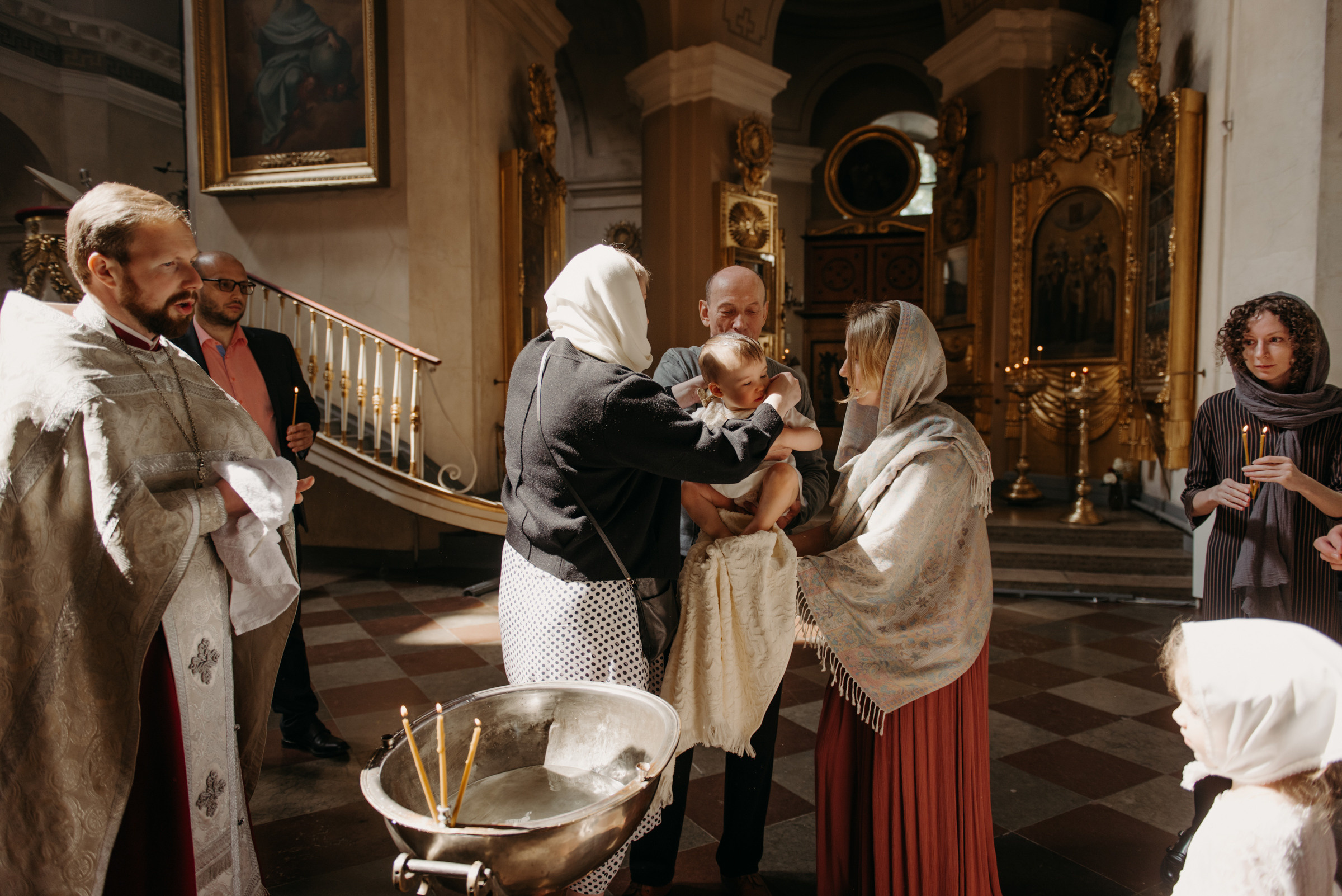 Крещение в Спасо-Преображенском соборе, фотограф на крещение в Санкт-Петербурге