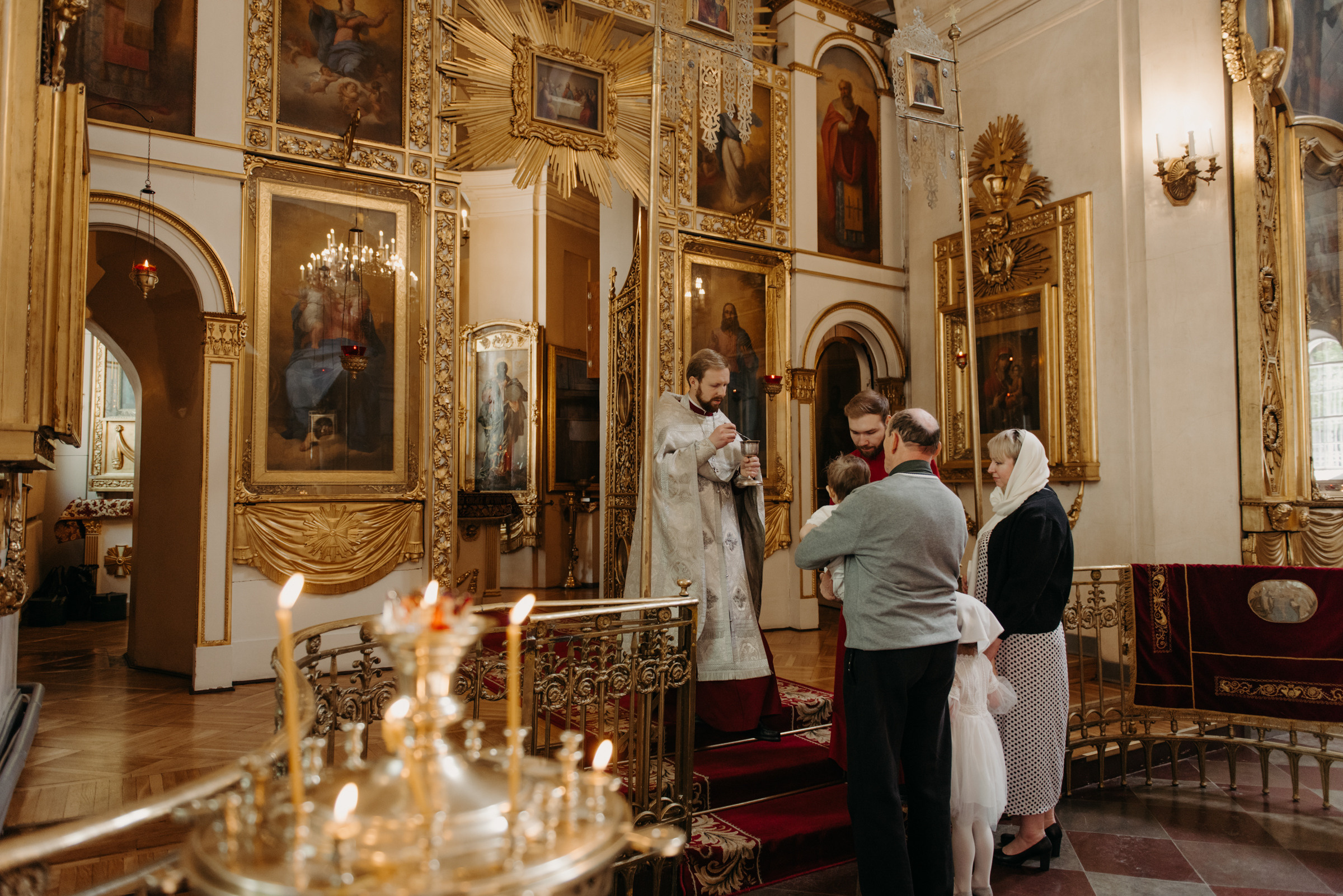 Крещение в Спасо-Преображенском соборе, фотограф на крещение в Санкт-Петербурге