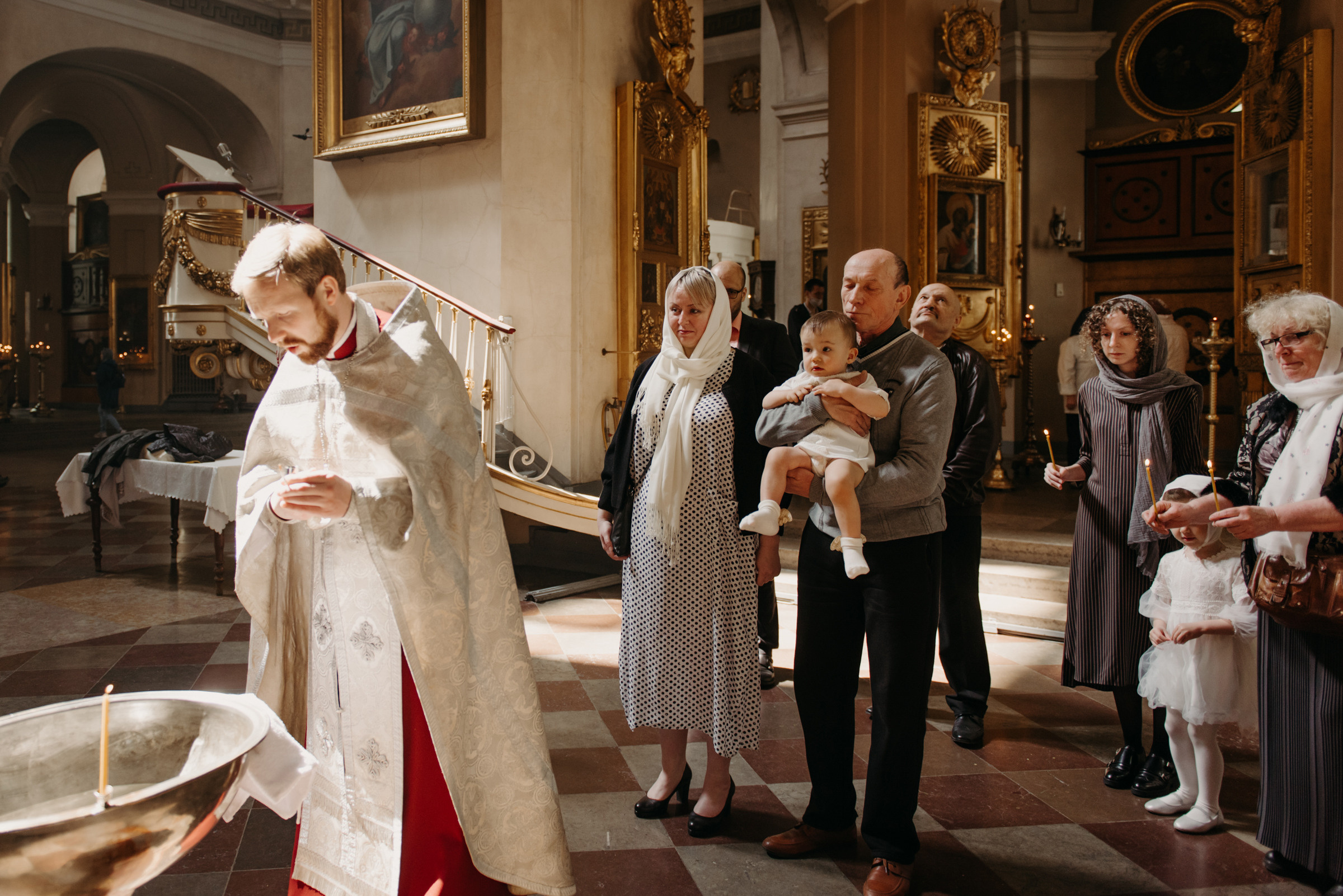 Крещение в Спасо-Преображенском соборе, фотограф на крещение в Санкт-Петербурге