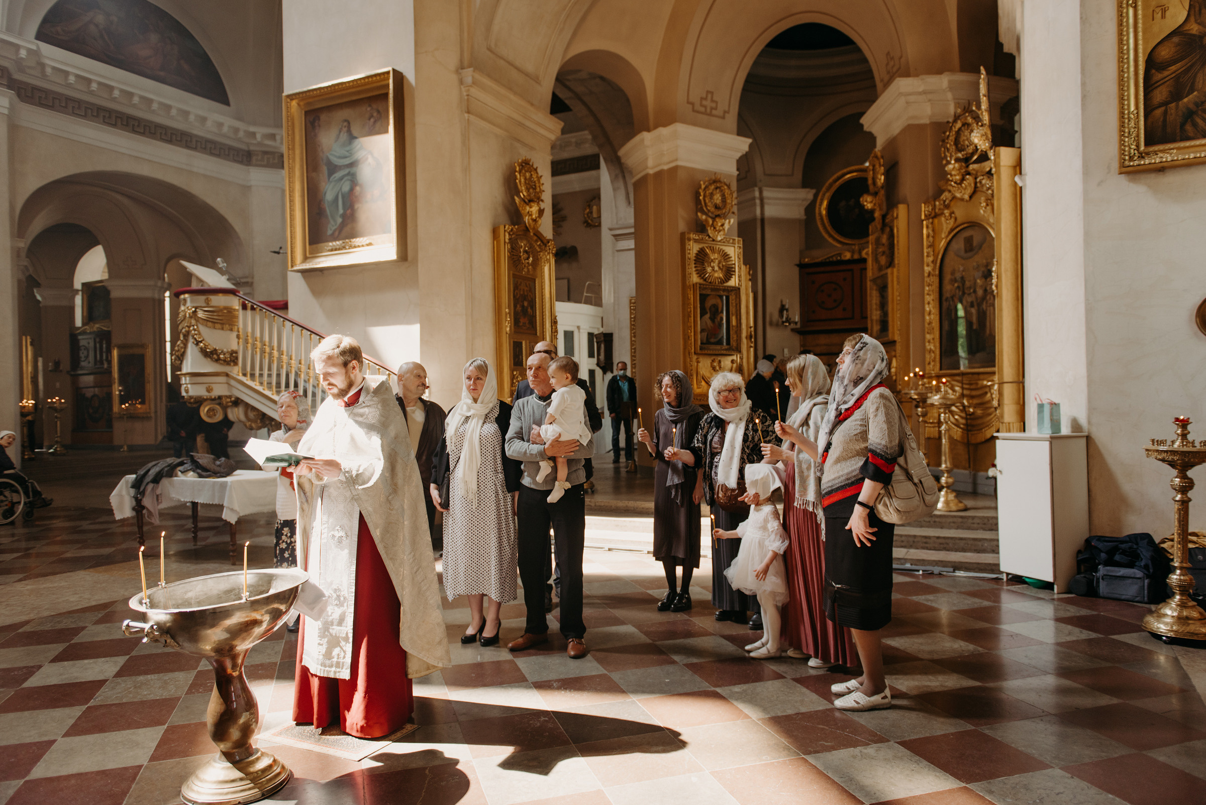 Крещение в Спасо-Преображенском соборе, фотограф на крещение в Санкт-Петербурге