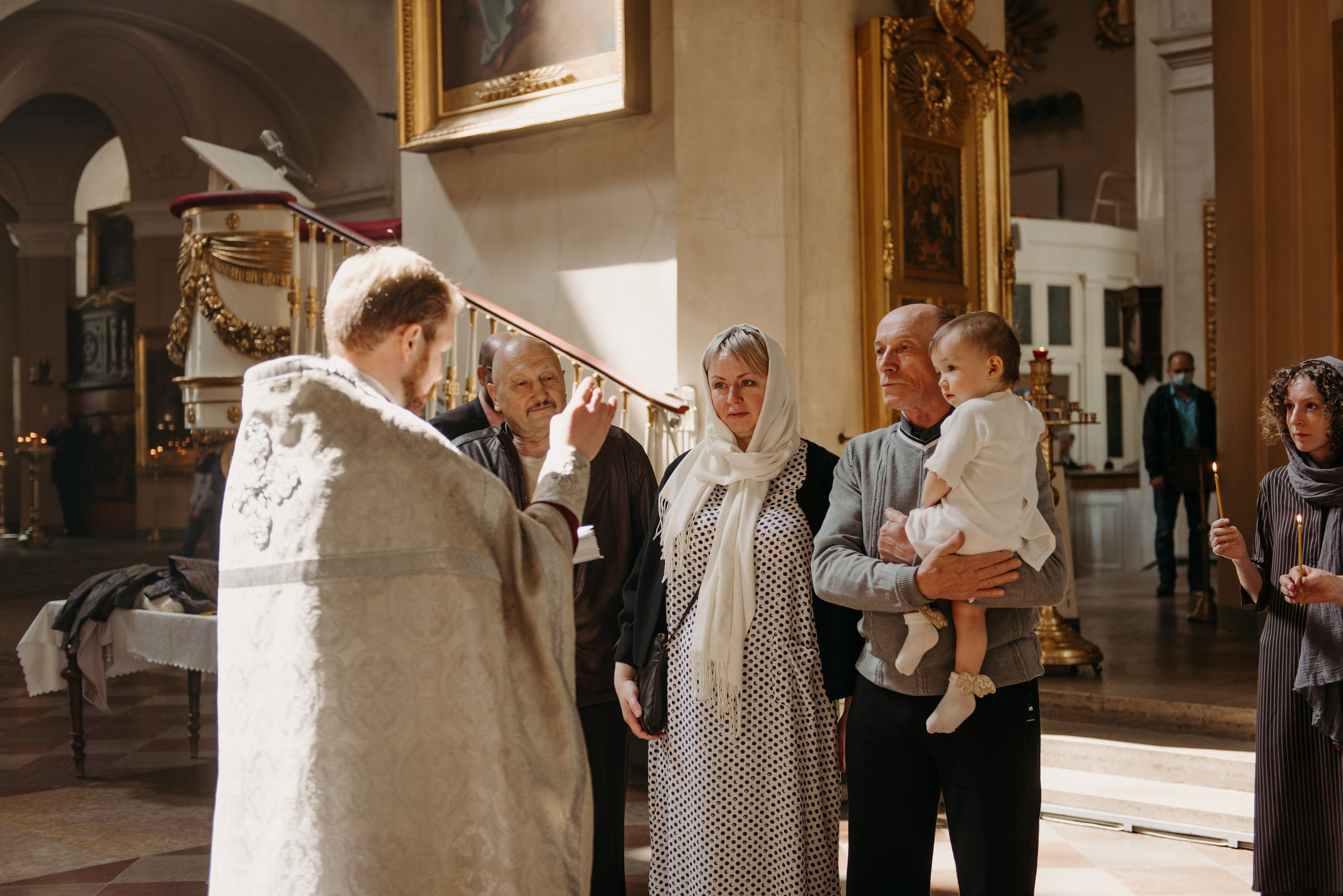 Крещение в Спасо-Преображенском соборе, фотограф на крещение в Санкт-Петербурге