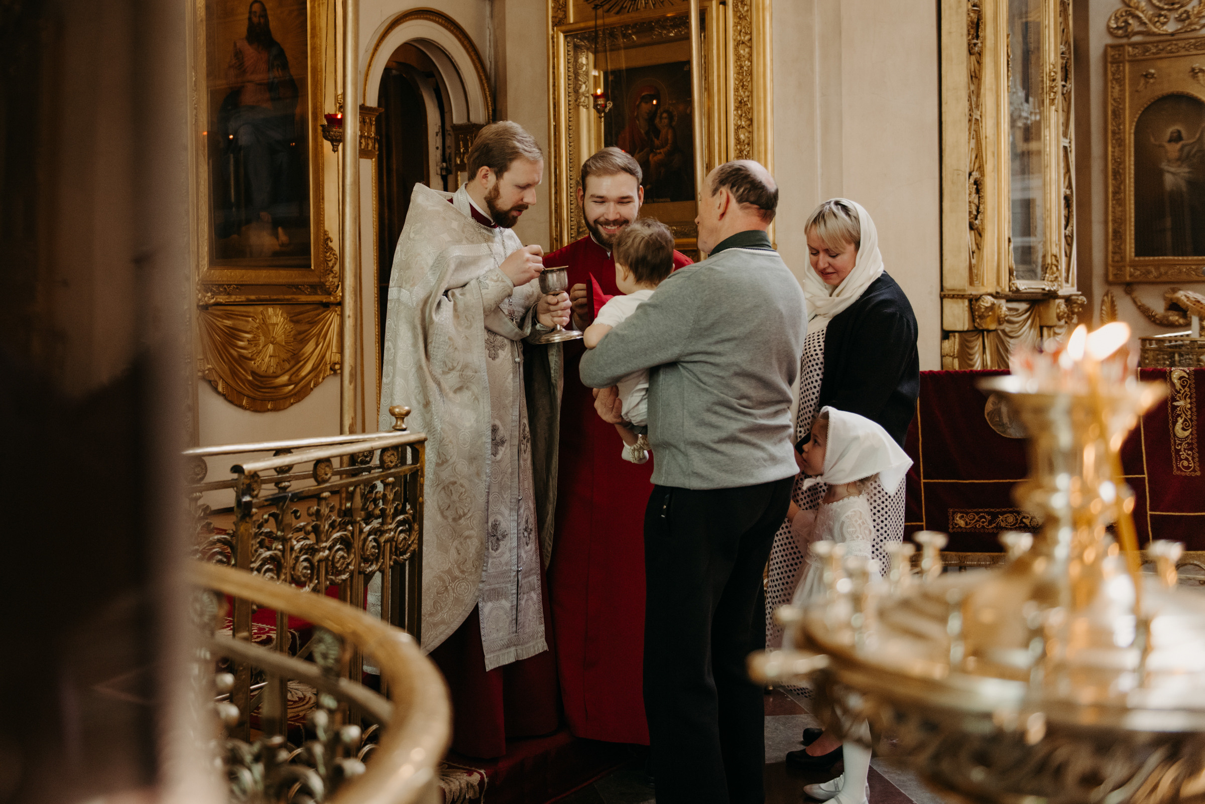 Крещение в Спасо-Преображенском соборе, фотограф на крещение в Санкт-Петербурге