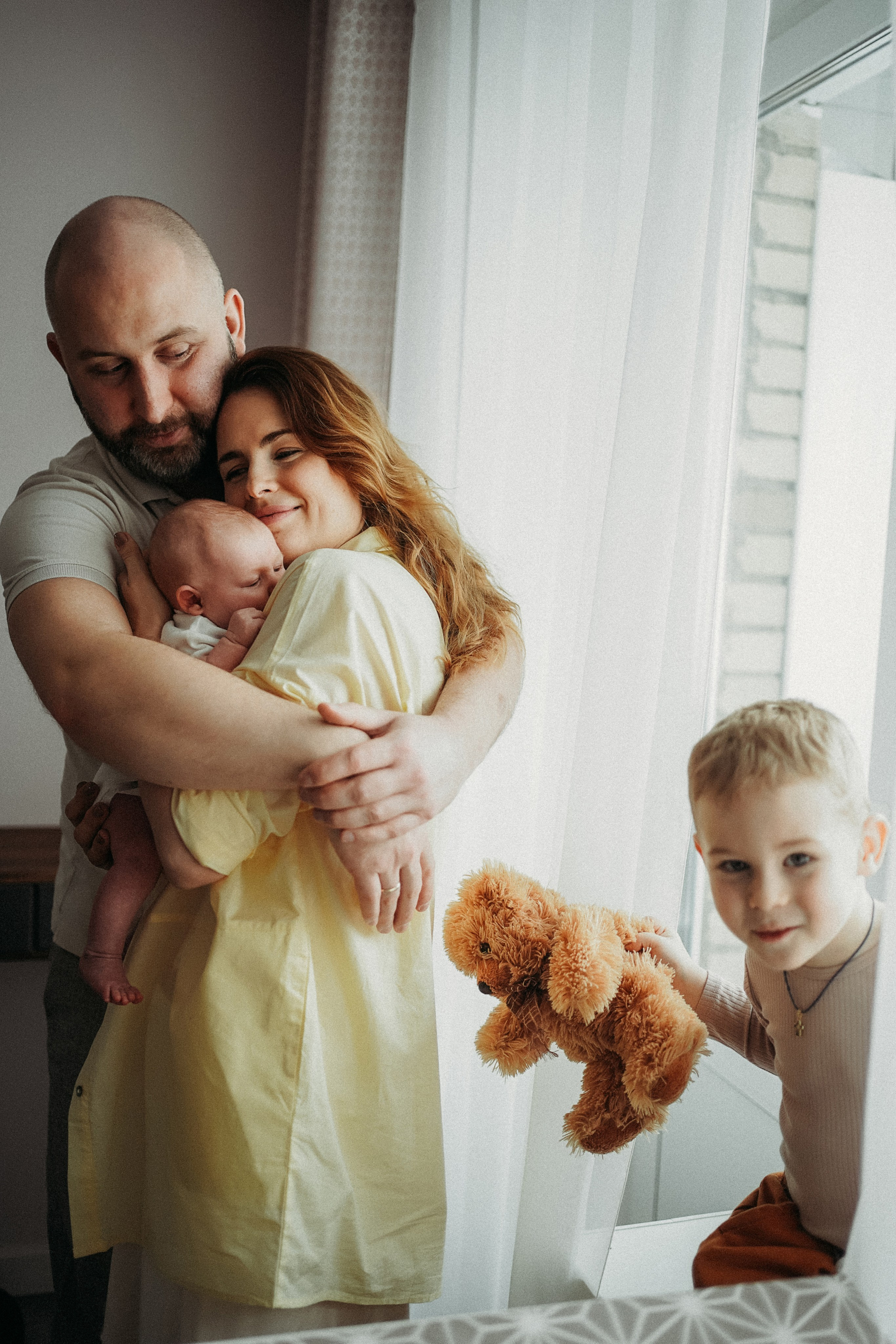 Елена, Андрей и малыши. Фотограф Наталья Колганова