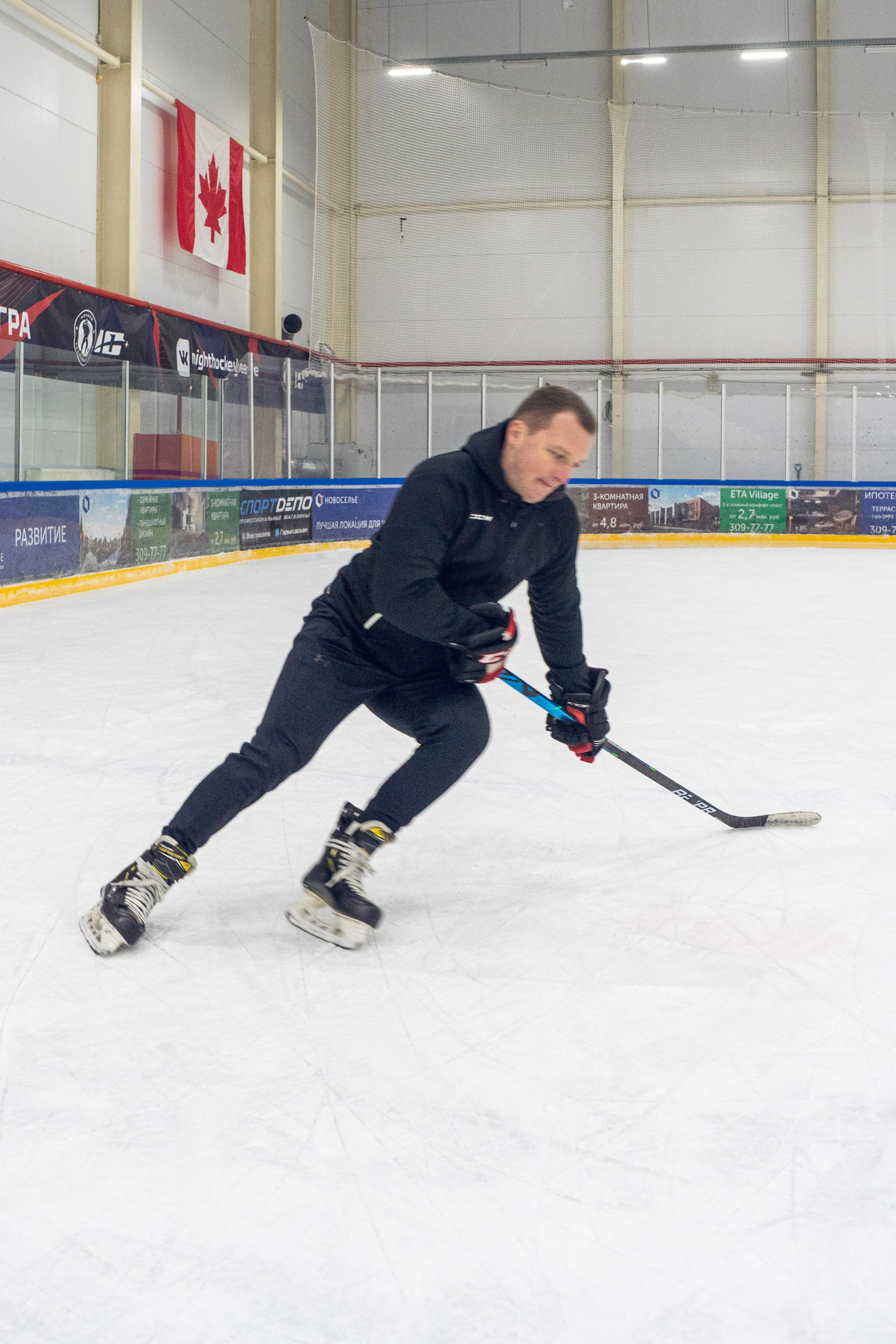Тренировка по хоккею «ЦМКБ «Алмаз»