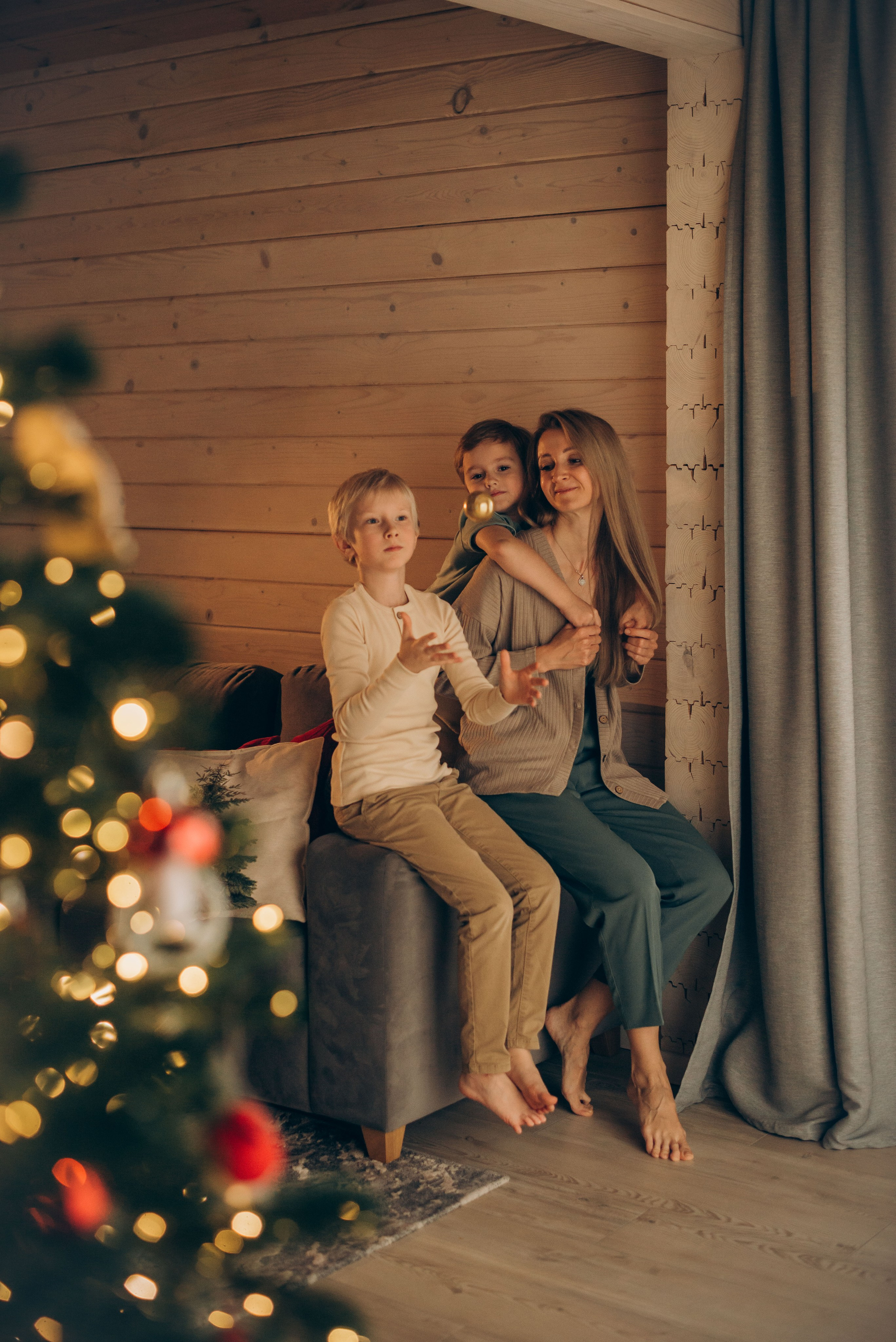 Домашние новогодние истории. Семейный фотограф в Домодедово и Москве Елена Пичугина