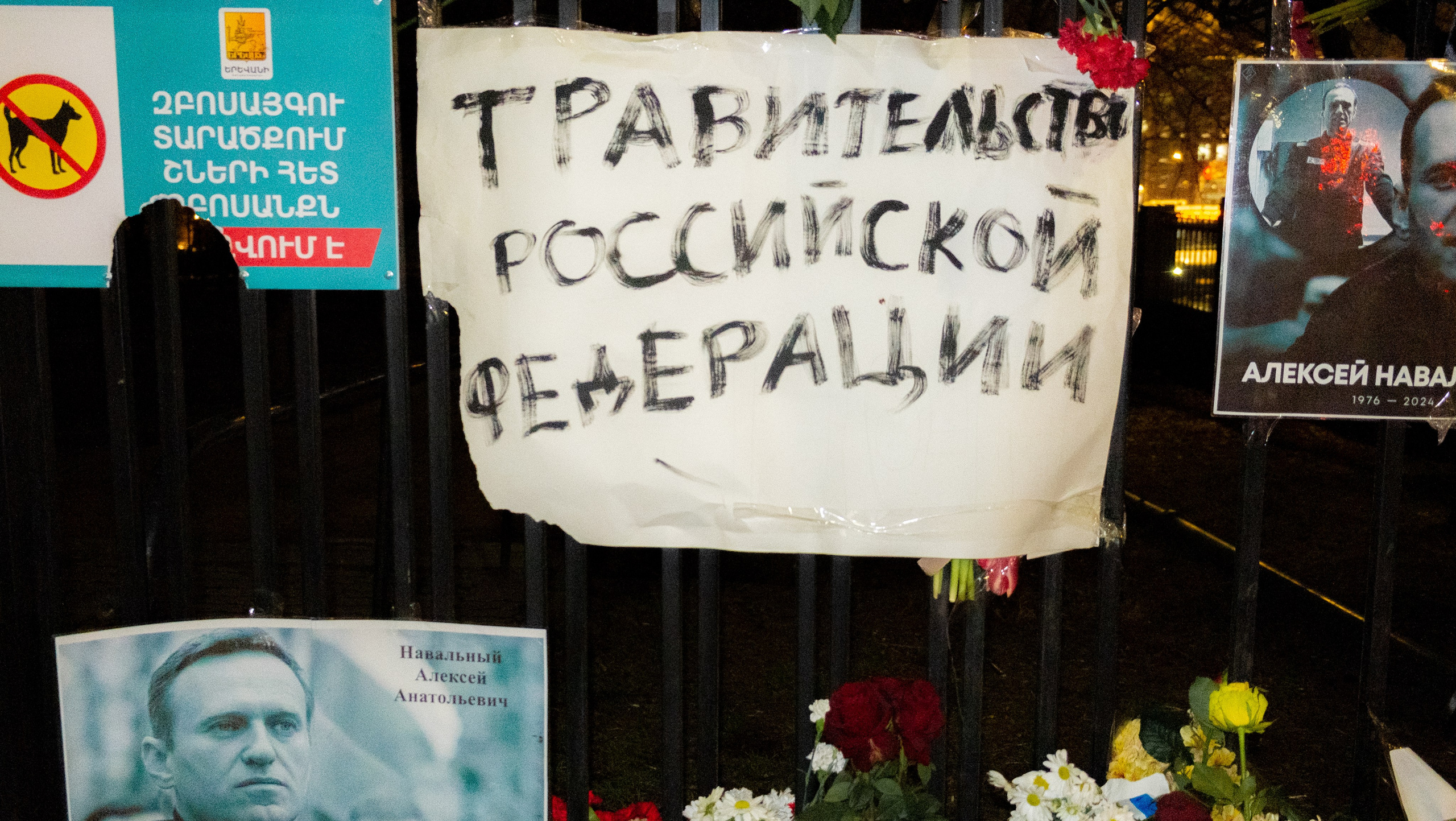 A picket in honor of the anniversary of Alexei Navalny's death. Я — Мария, фотограф/фотохудожник в Санкт-Петербурге