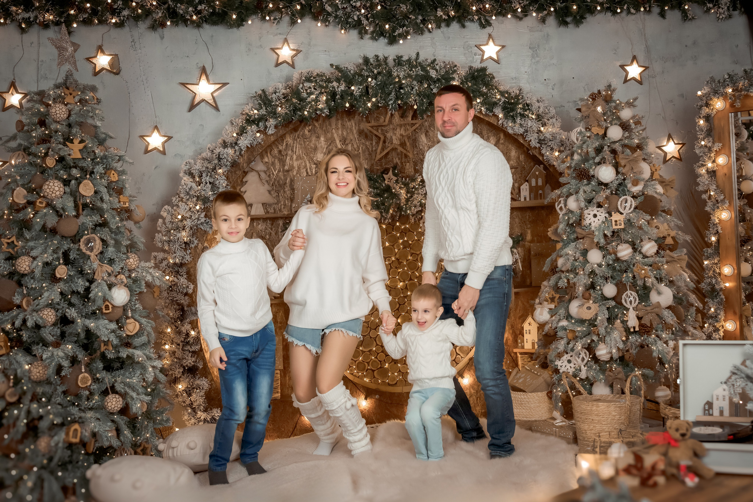 Новогодняя семейная фотосессия. Марина Суздаль семейный и детский фотограф в Москве и Подмосковье