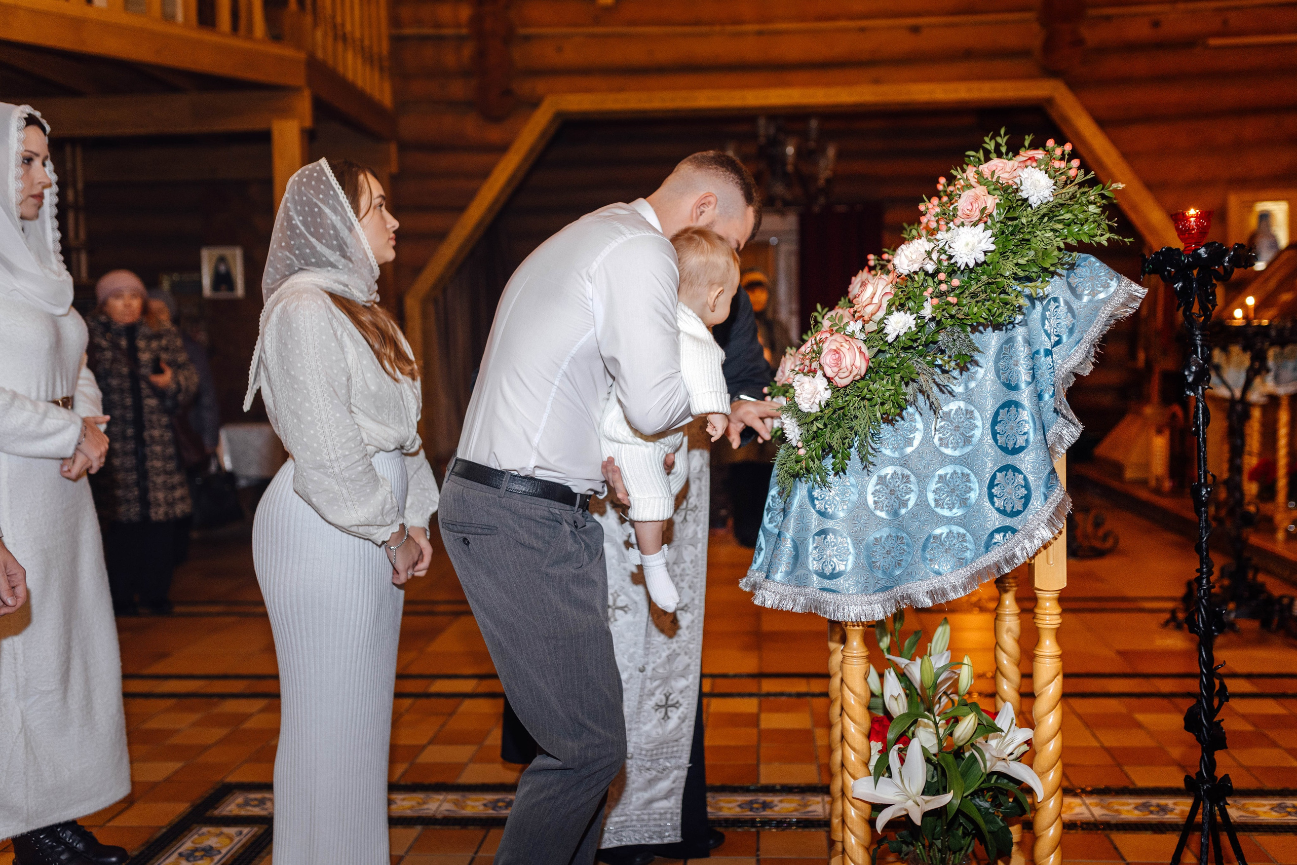 Крещение Демида, храм Святой Троицы, декабрь 2025