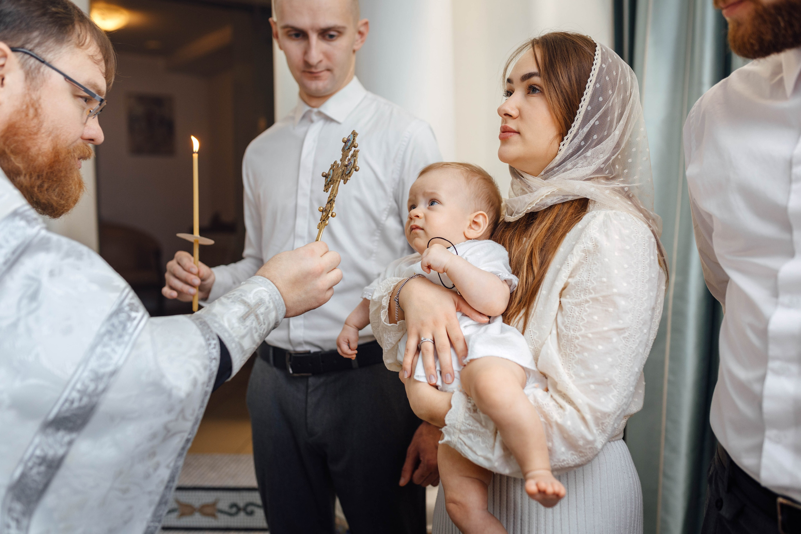 Крещение Демида, храм Святой Троицы, декабрь 2025