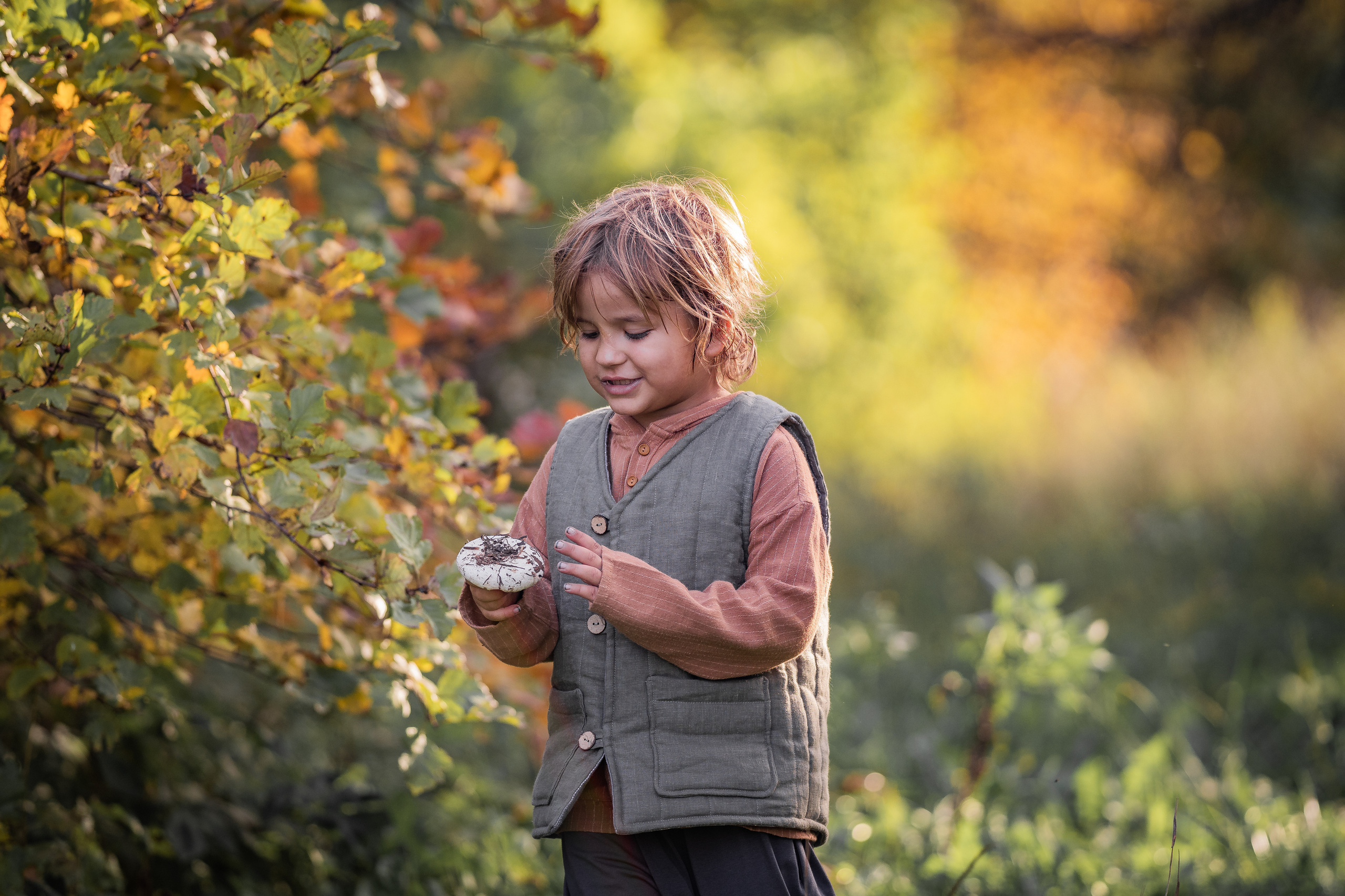 Никола-Ленивец. Дети. Осень. Грибы. Семейный фотограф Ефремова Виктория