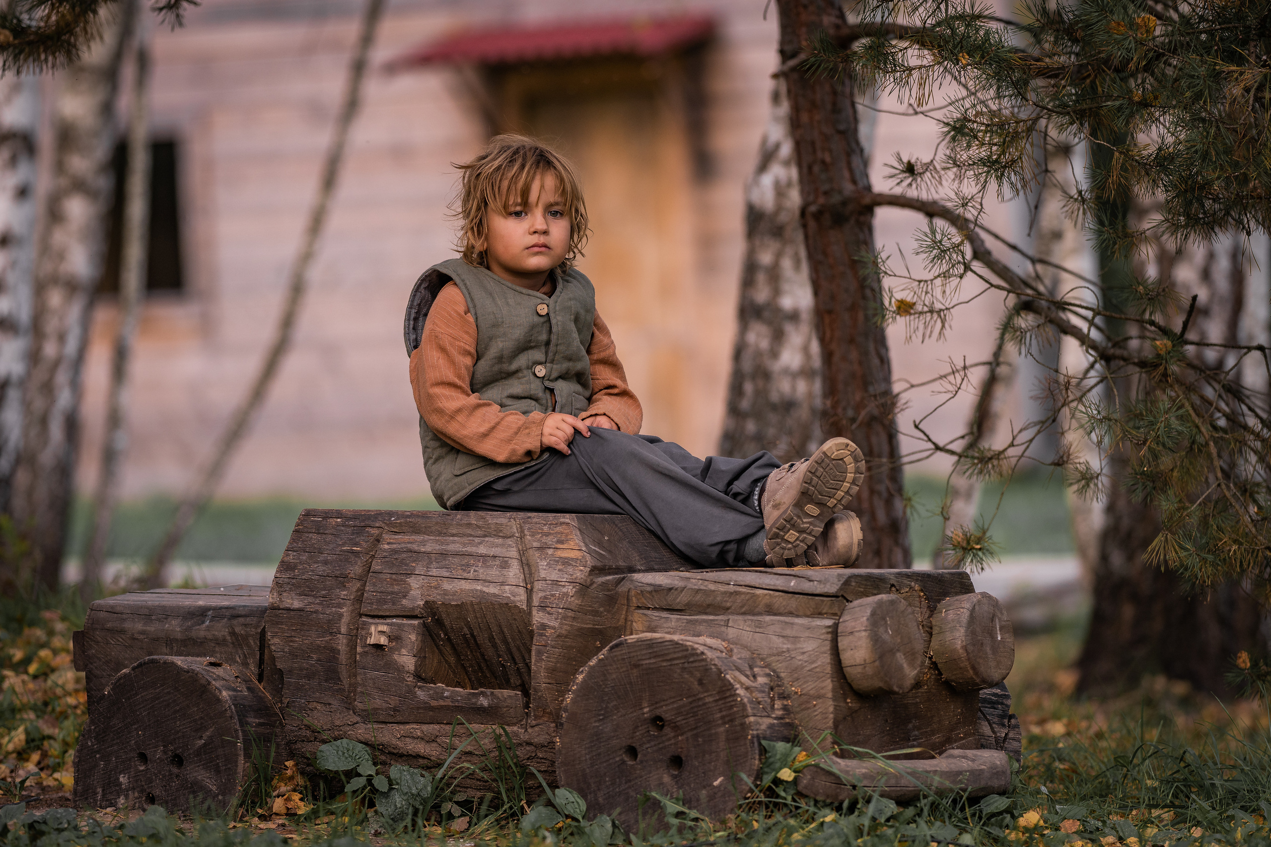 Никола-Ленивец. Дети. Осень. Грибы. Семейный фотограф Ефремова Виктория