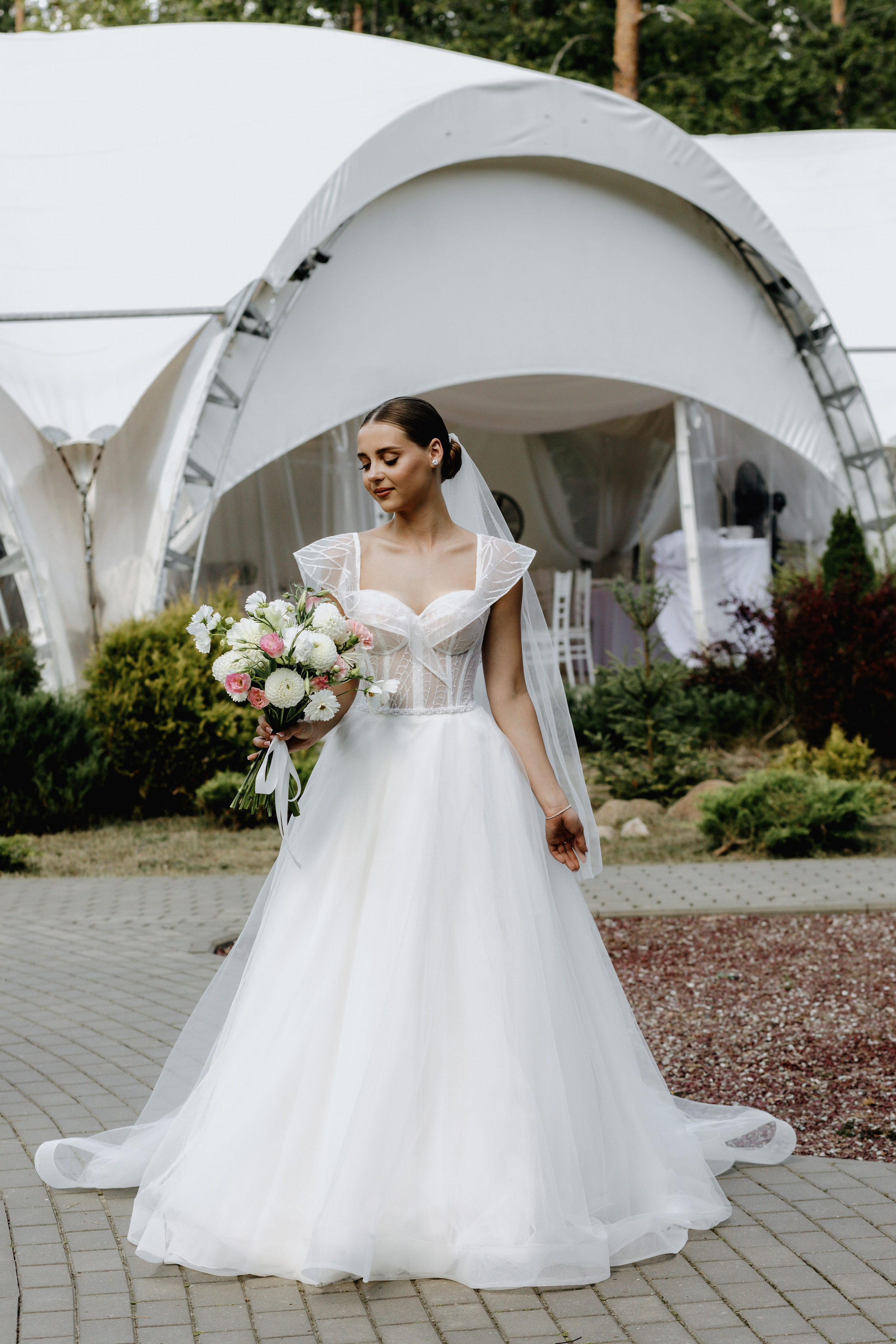 Летняя свадебная фотосессия