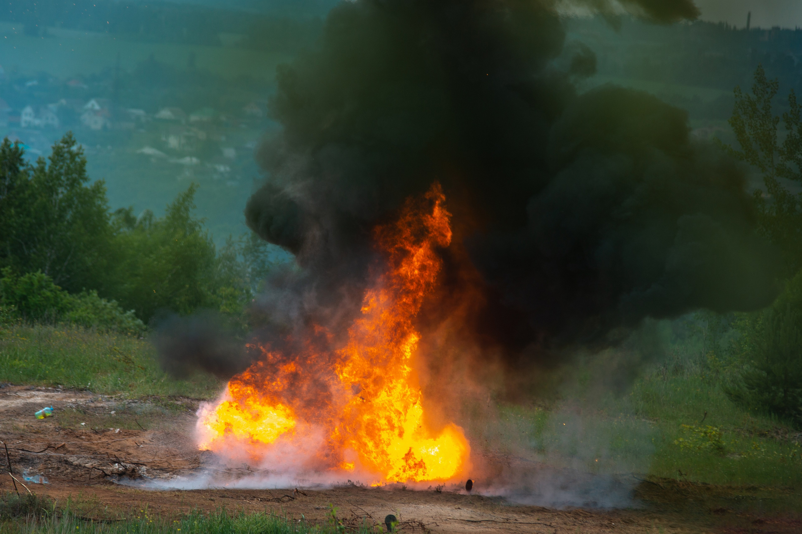 Воронеж " Город в огне ". Профессиональный фотограф в Мценске и Орловской области