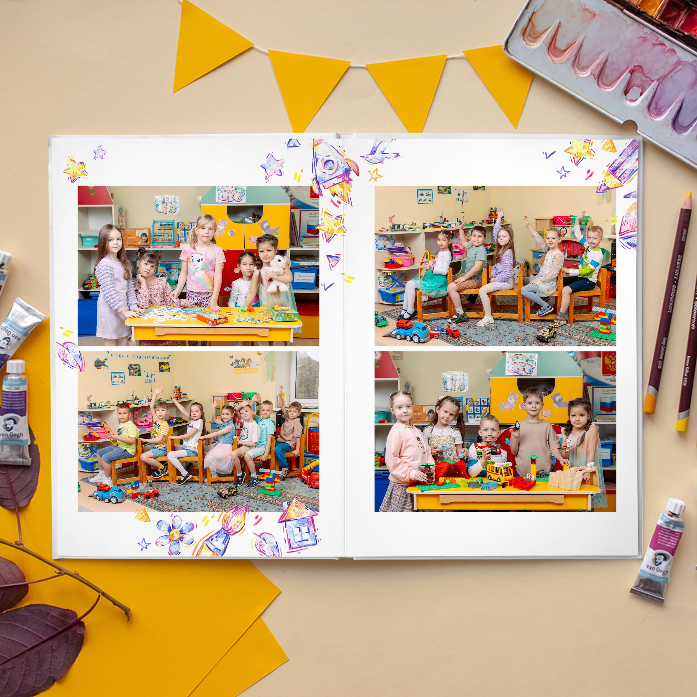 Выпускной альбом S для детского сада. REPEYBOOK | Выпускные альбомы для детского сада и класса