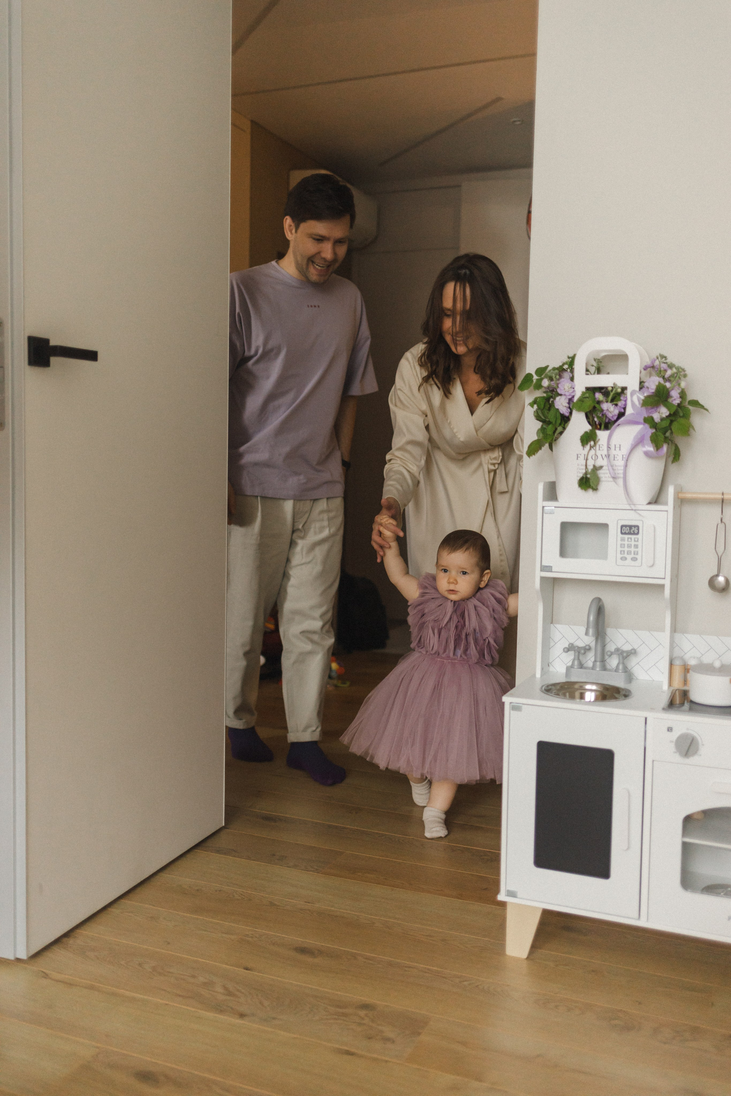 Аглае 1 годик. Семейный фотограф в Москве