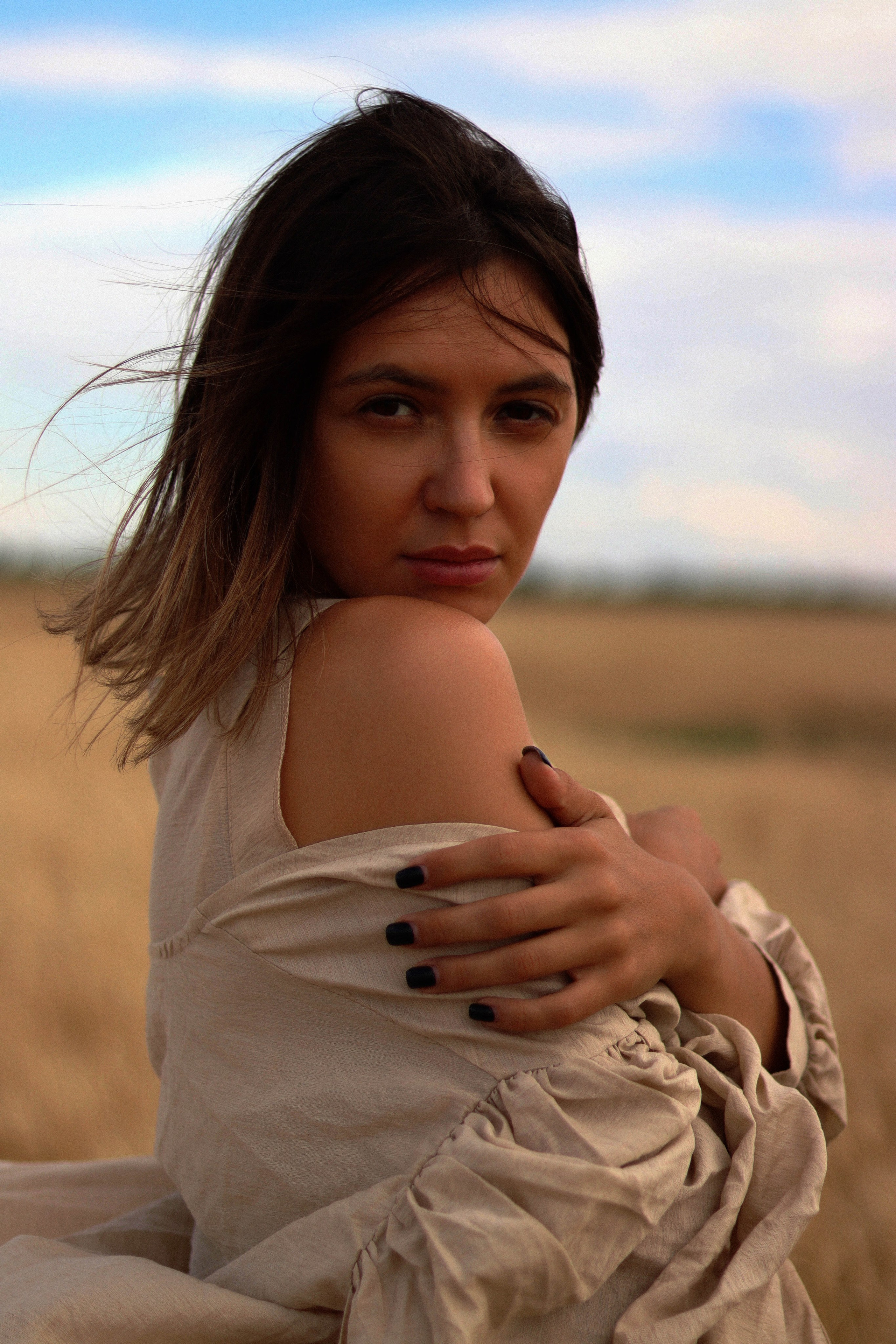 Фотосъёмка Кати на природе. Фотограф Самара Лена Мандарин