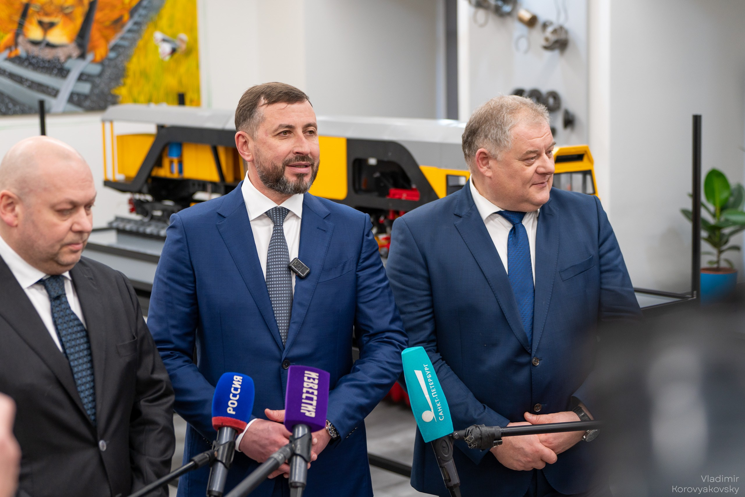 Открытие лабораторий. Фотограф Владимир Коровяковский